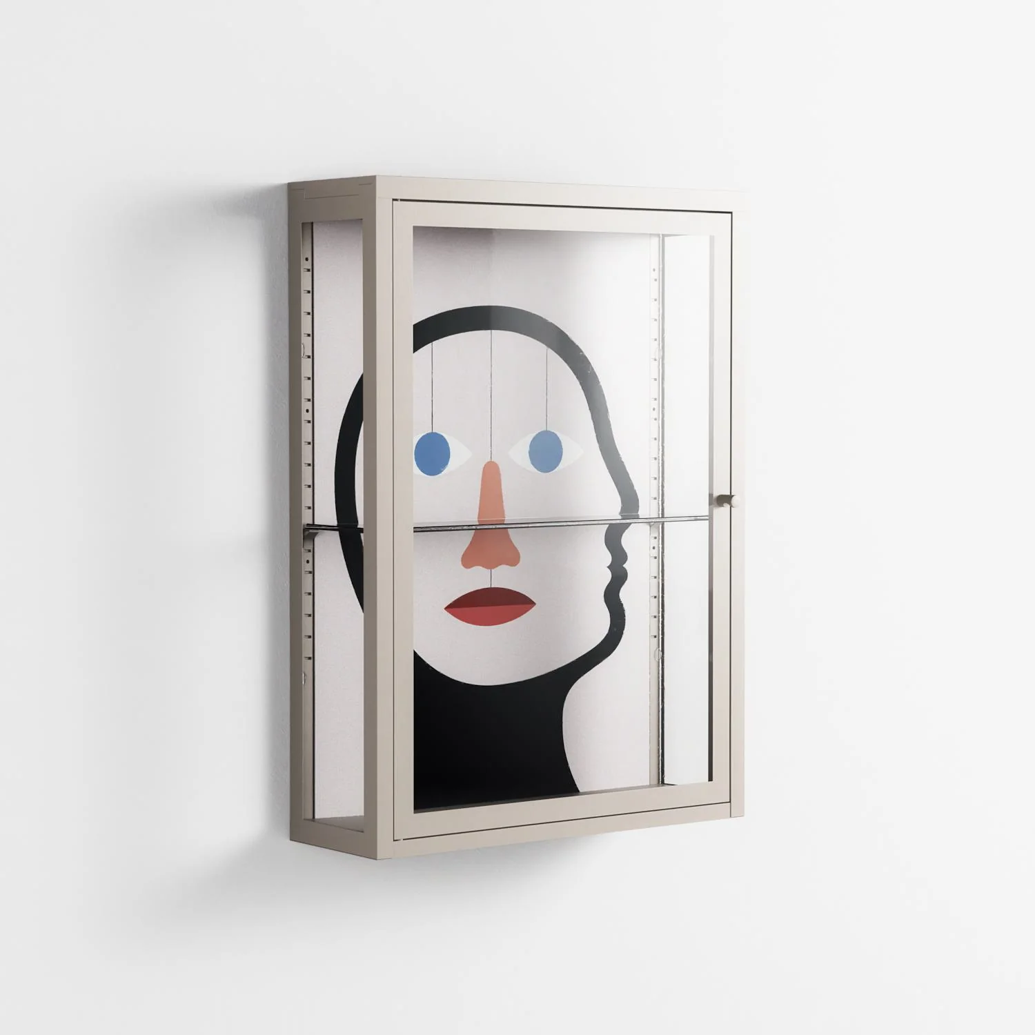 En_Suspend - Wall Cabinet - David Vanadia - Pebble - Clear glass - Image 4