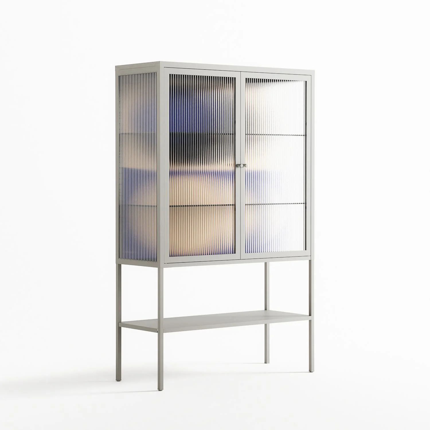 Entrance - Loft Cabinet - Oluwasheyi Adebayo - Chalk - Reeded glass - Image 4