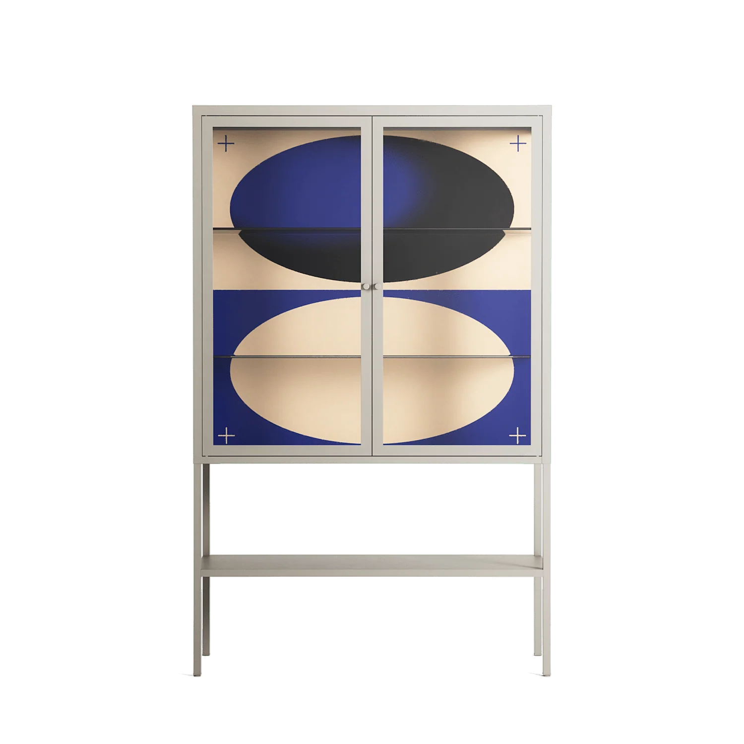 Entrance - Loft Cabinet - Oluwasheyi Adebayo - Pebble - Clear glass