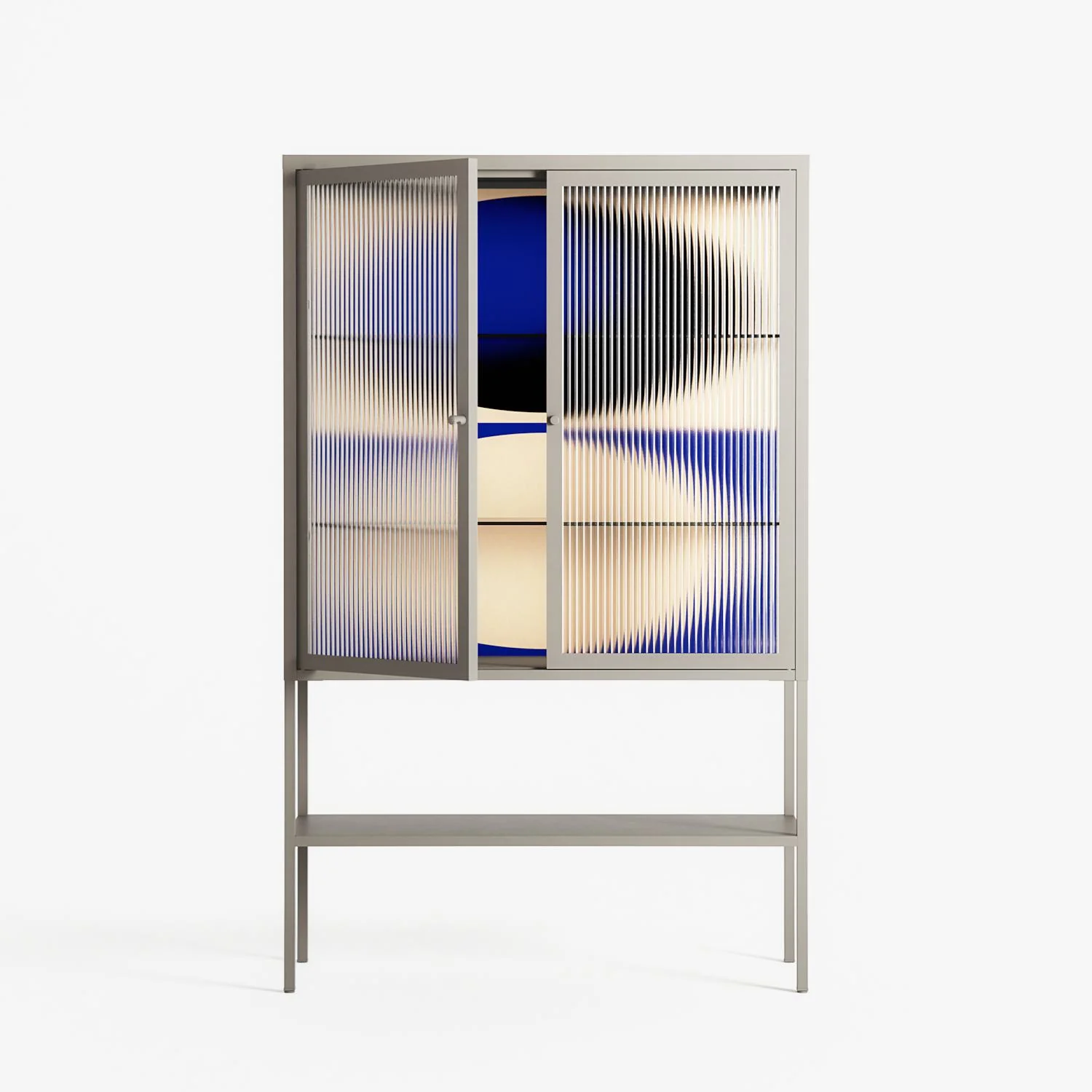 Entrance - Loft Cabinet - Oluwasheyi Adebayo - Pebble - Reeded glass - Image 2