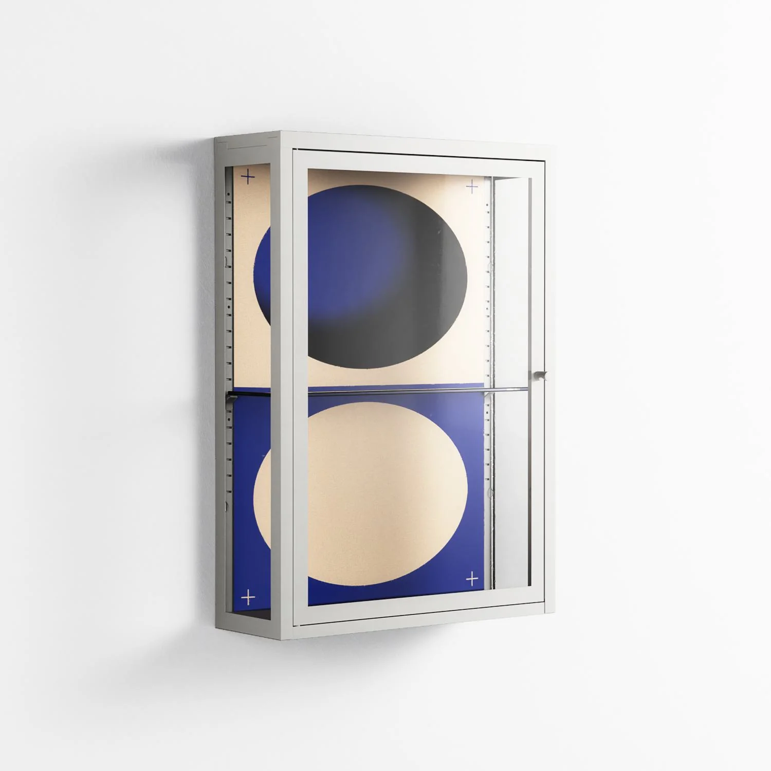 Entrance - Wall Cabinet - Oluwasheyi Adebayo - Chalk - Clear glass - Image 4