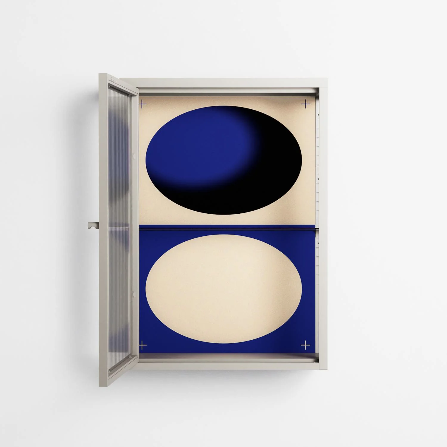 Entrance - Wall Cabinet - Oluwasheyi Adebayo - Pebble - Reeded glass - Image 3