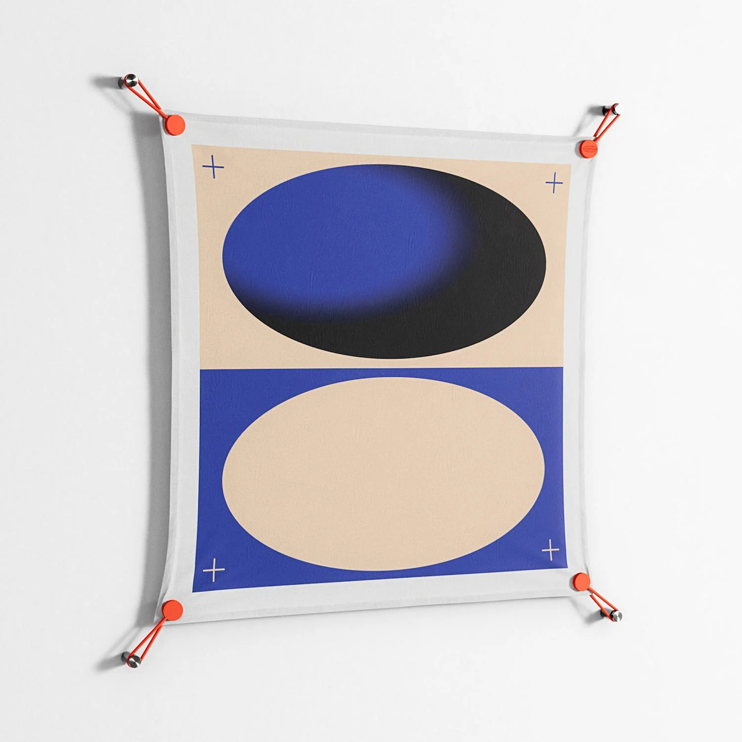 Entrance - Work On Wall - Oluwasheyi Adebayo - Orange - 70 x 70 cm - Image 2