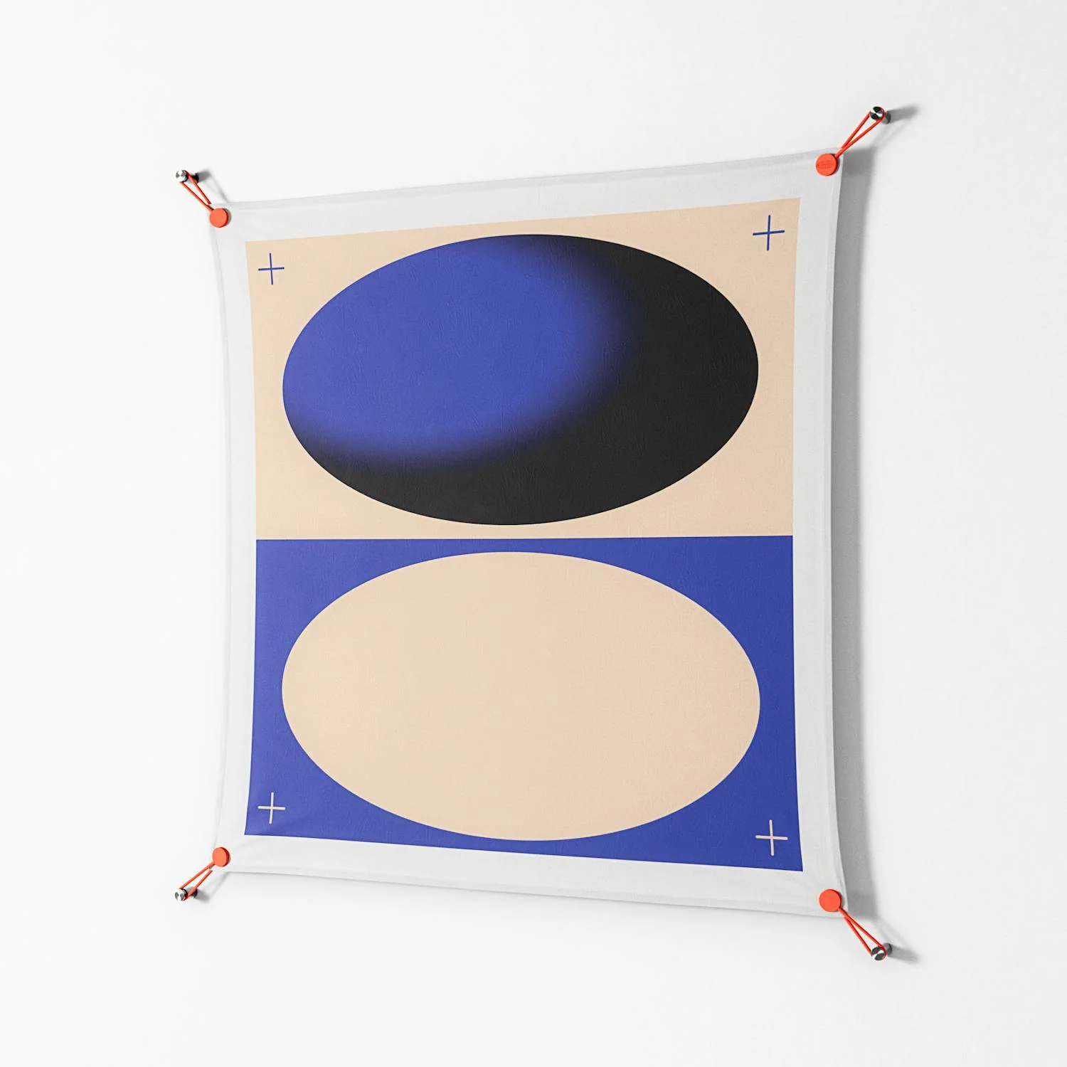 Entrance - Work On Wall - Oluwasheyi Adebayo - Orange - 90 x 90 cm - Image 2