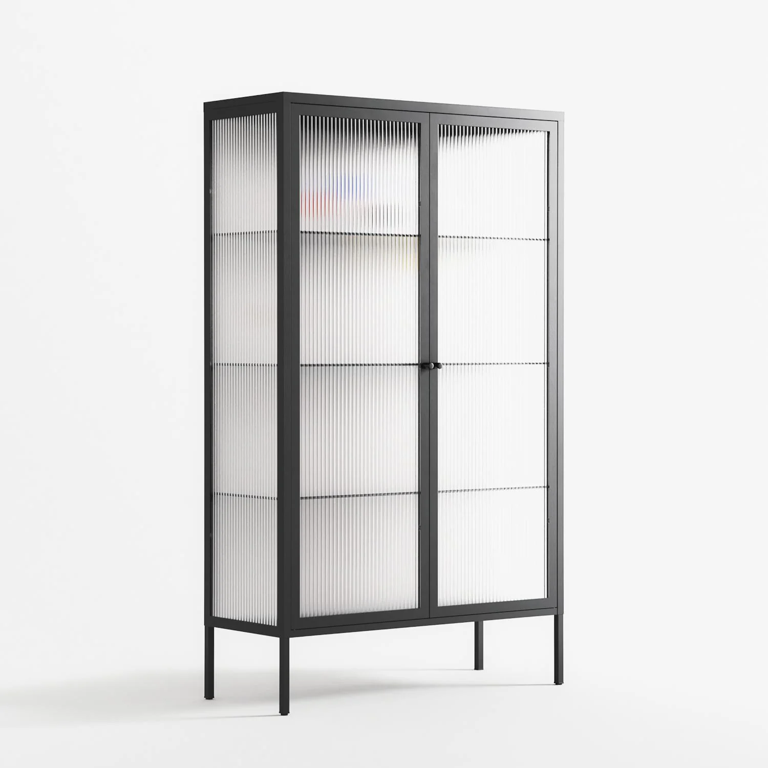 Épanoui - Cabinet - David Vanadia - Antracite - Reeded glass - Image 4