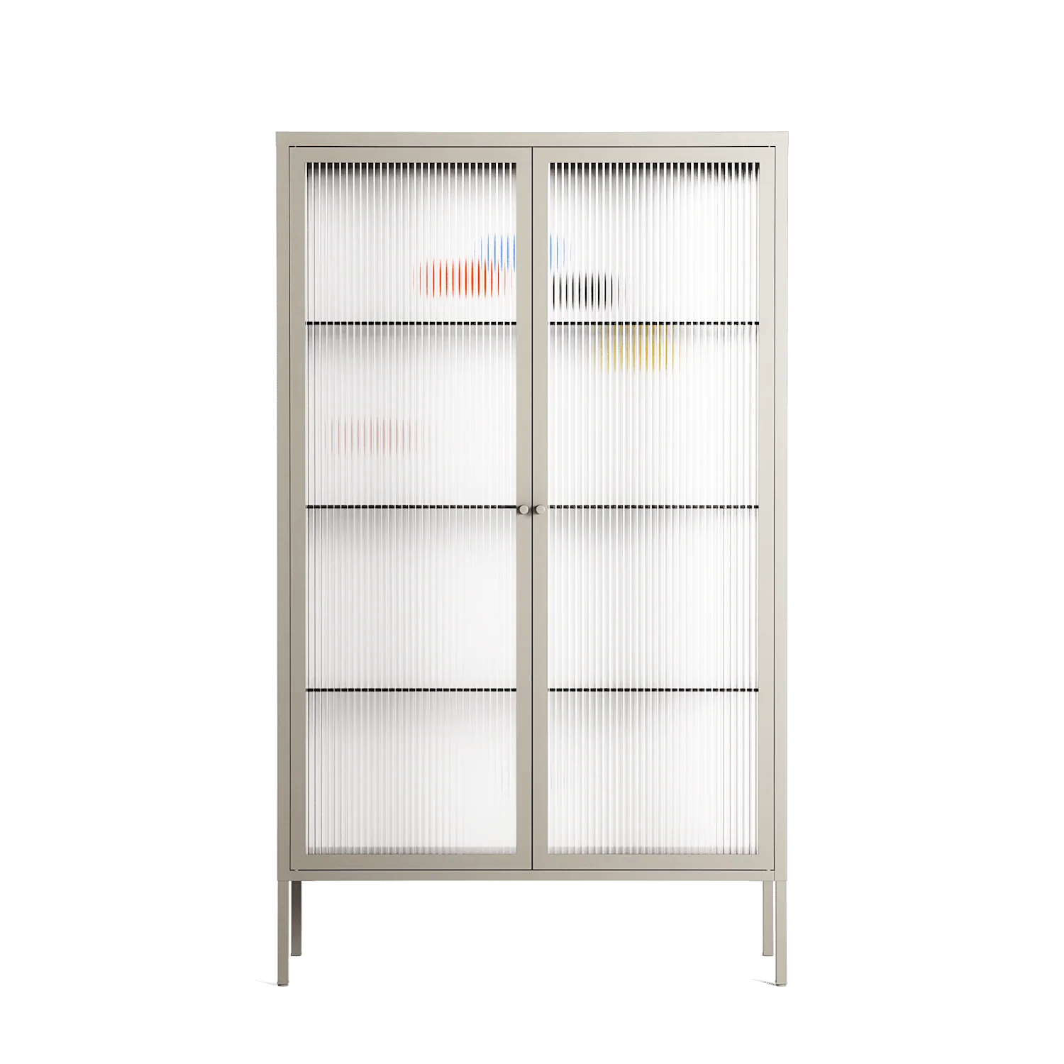 Épanoui - Cabinet - David Vanadia - Pebble - Reeded glass
