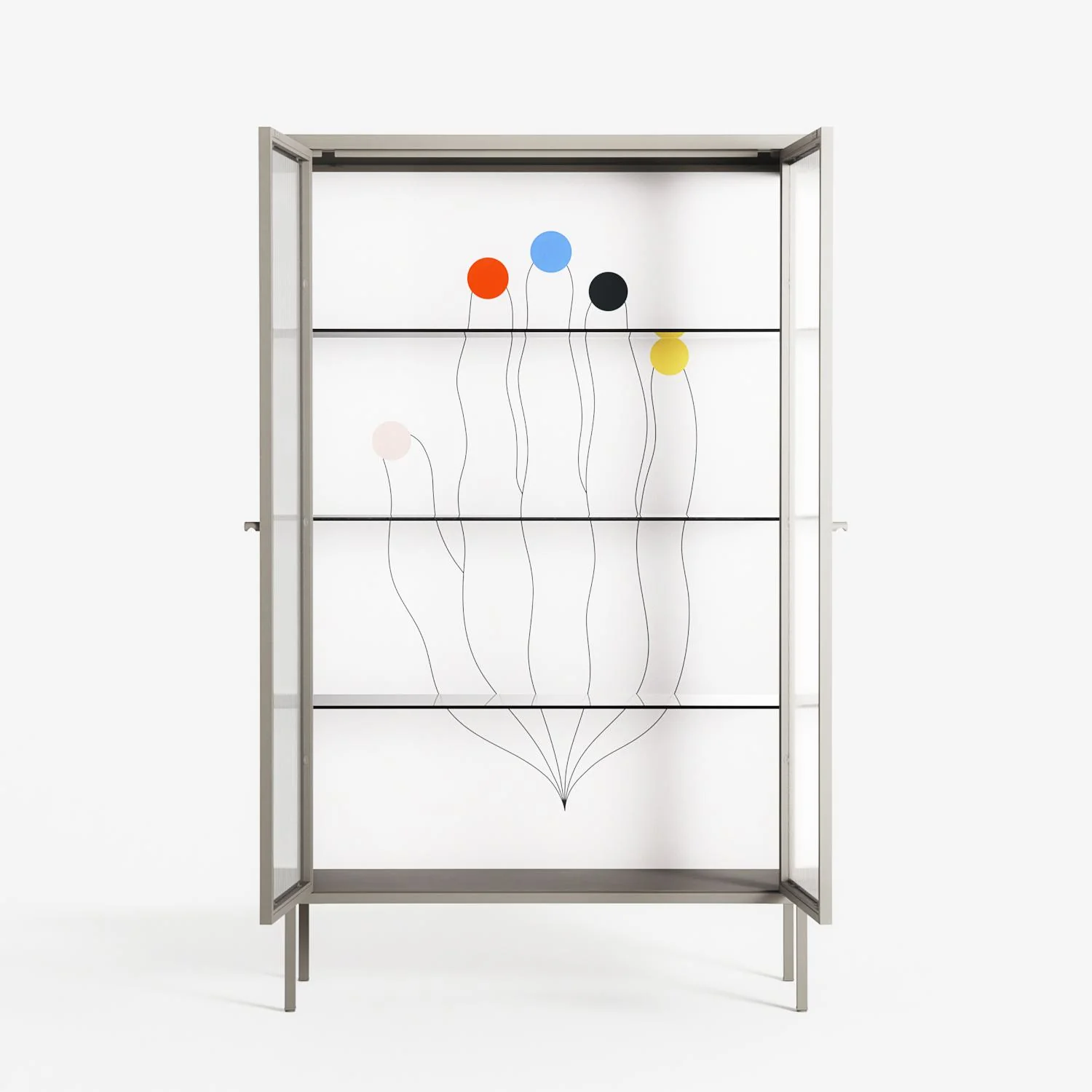 Épanoui - Cabinet - David Vanadia - Pebble - Reeded glass - Image 3