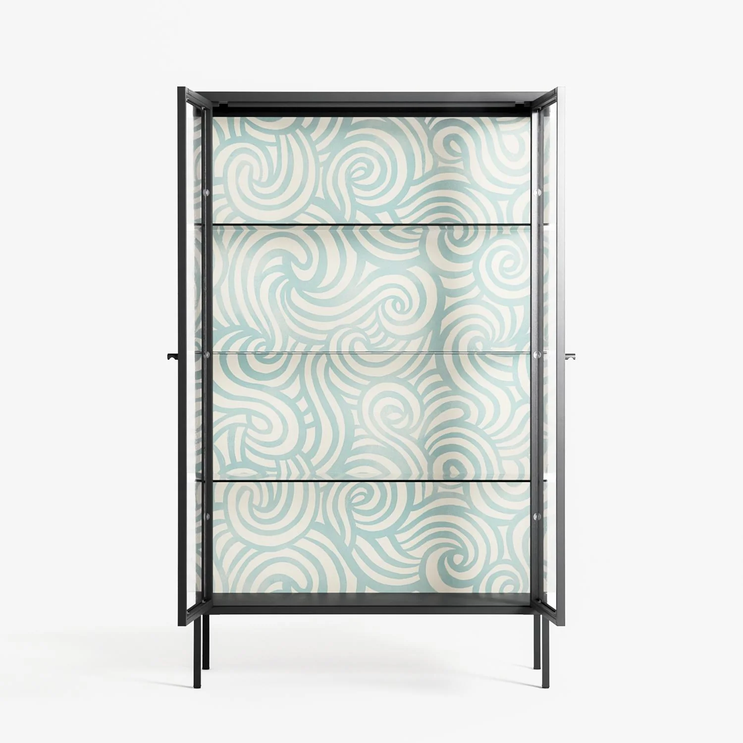 Epic Swirl - Cabinet - Amy Suther - Antracite - Clear glass - Image 3