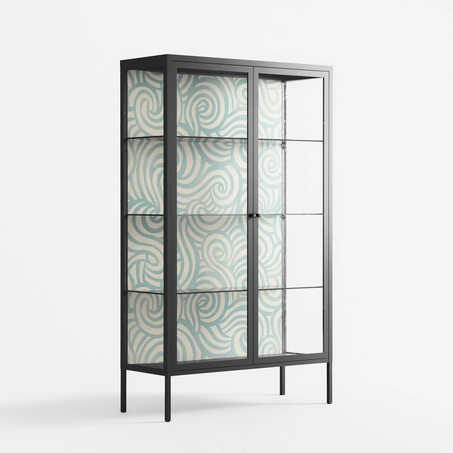 Epic Swirl - Cabinet - Amy Suther - Antracite - Clear glass - Image 4