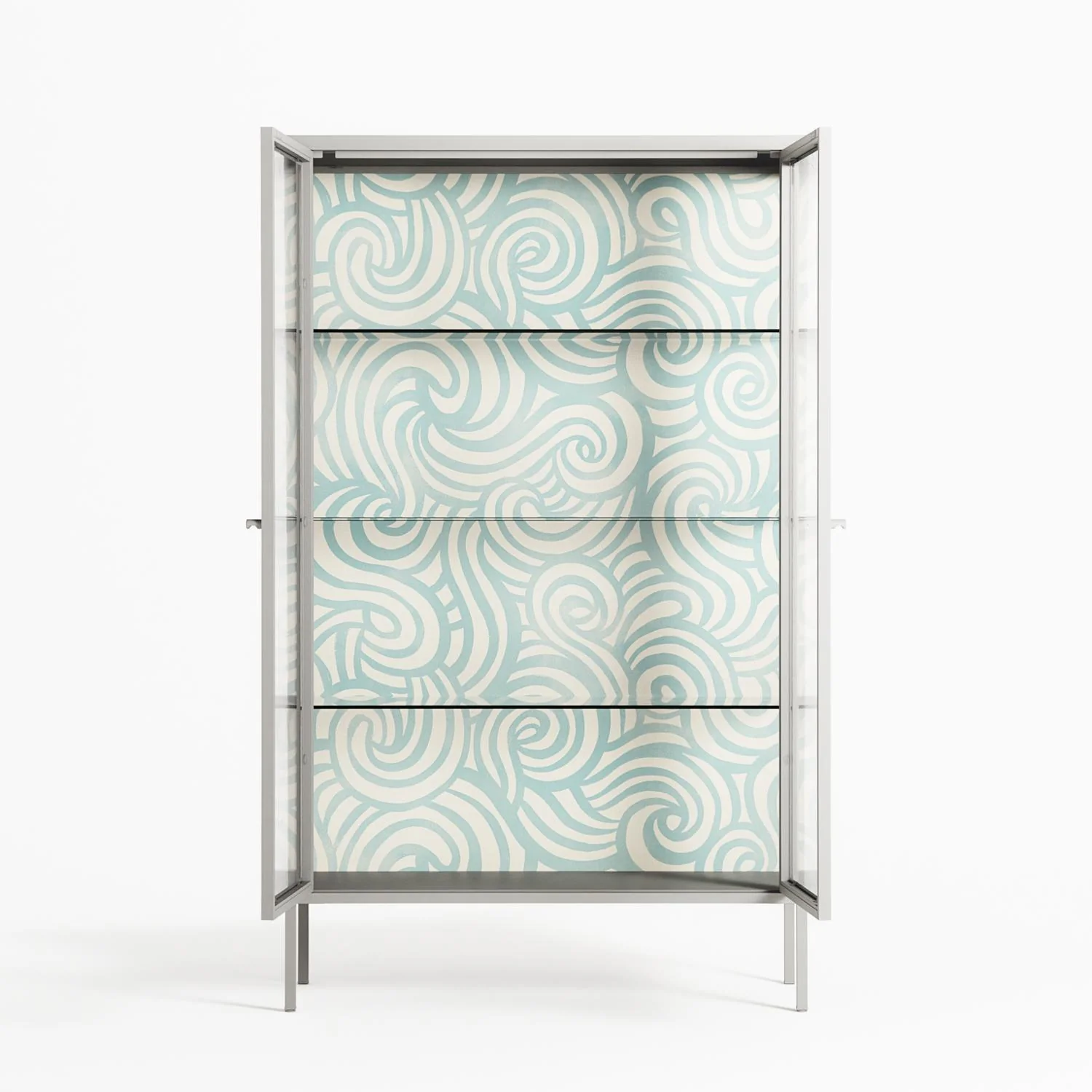 Epic Swirl - Cabinet - Amy Suther - Chalk - Clear glass - Image 3