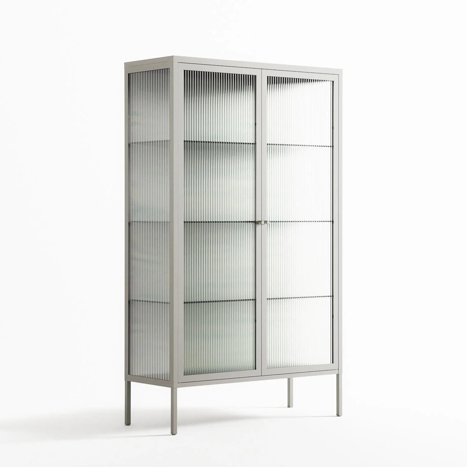 Epic Swirl - Cabinet - Amy Suther - Chalk - Reeded glass - Image 4