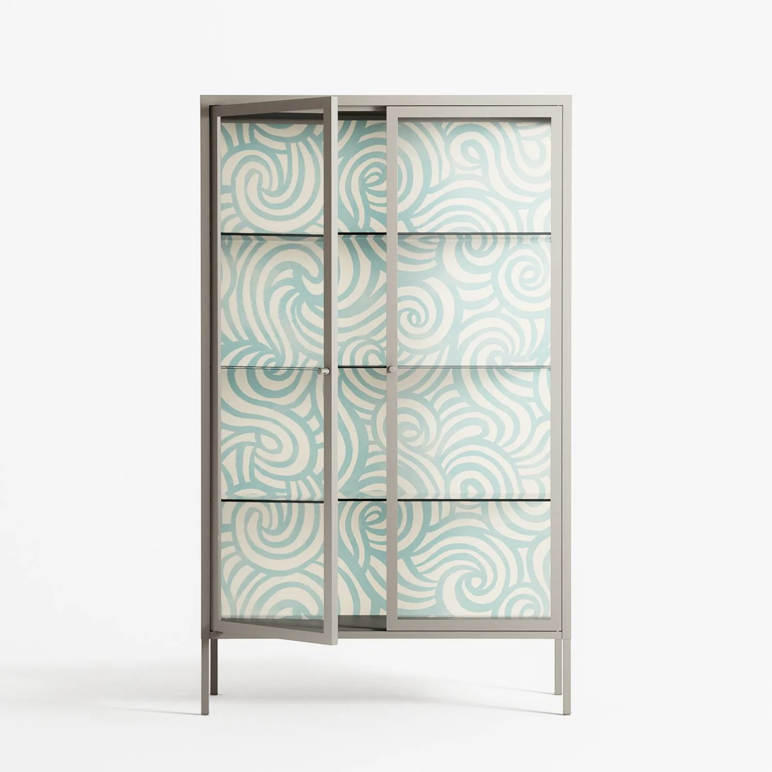 Epic Swirl - Cabinet - Amy Suther - Pebble - Clear glass - Image 2