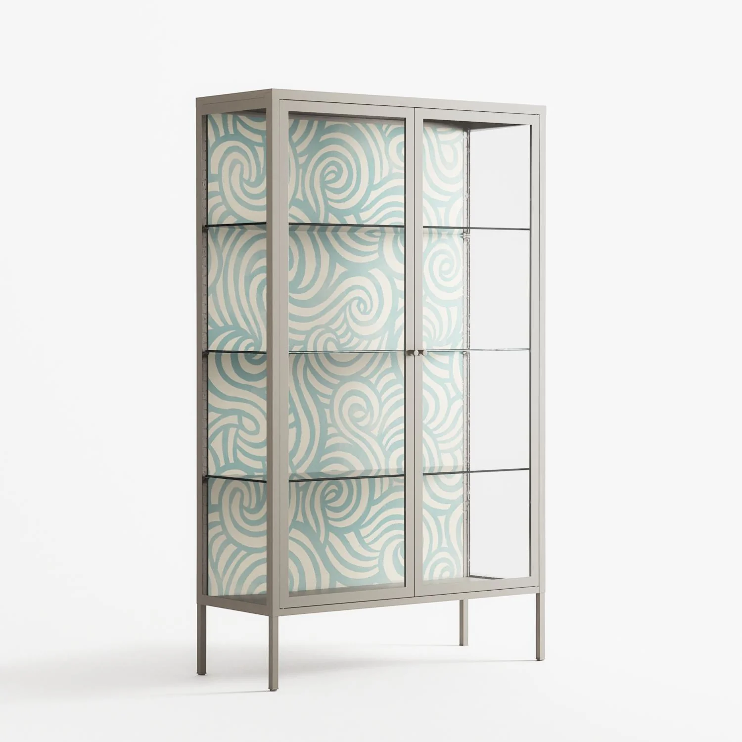 Epic Swirl - Cabinet - Amy Suther - Pebble - Clear glass - Image 4