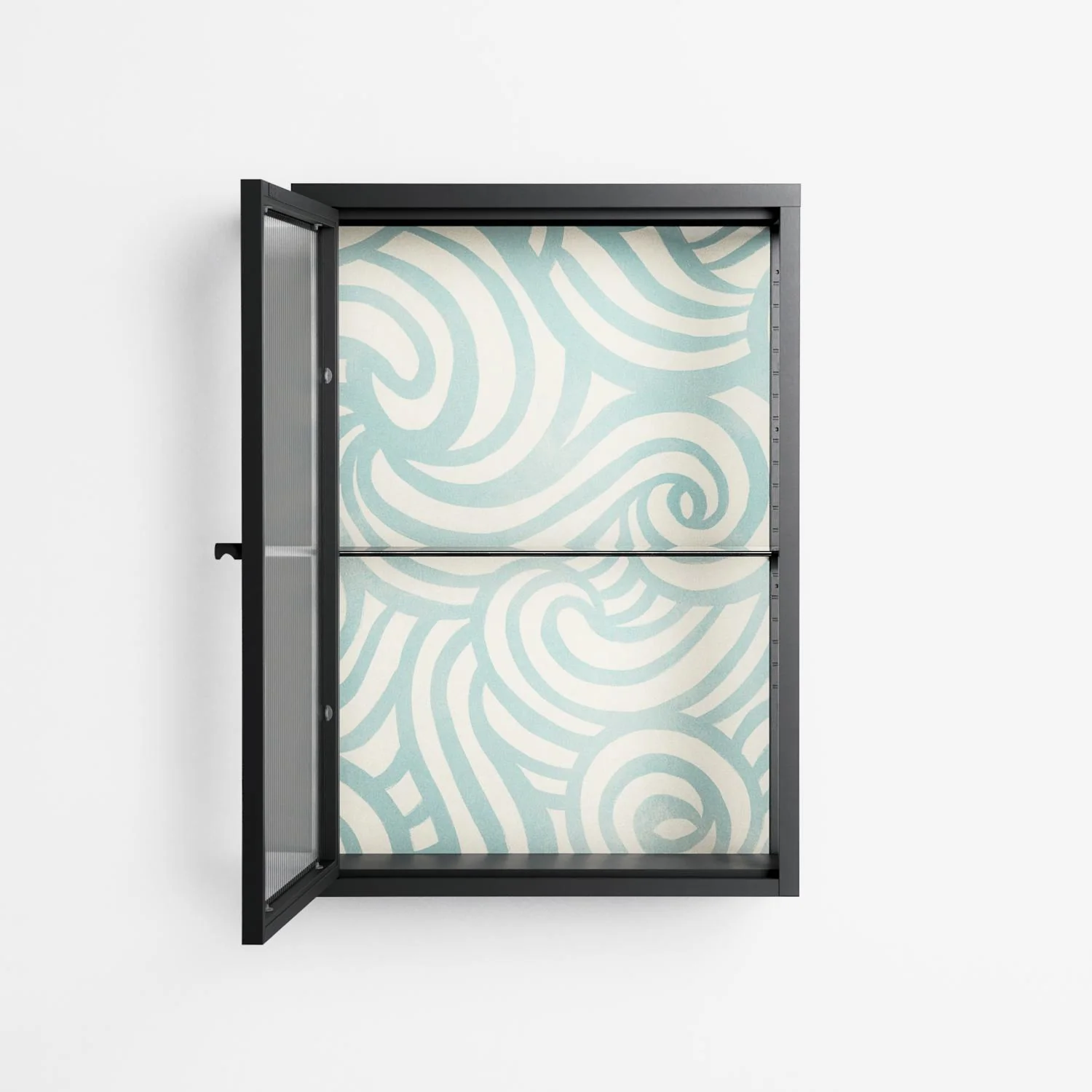 Epic Swirl - Wall Cabinet - Amy Suther - Antracite - Reeded glass - Image 3