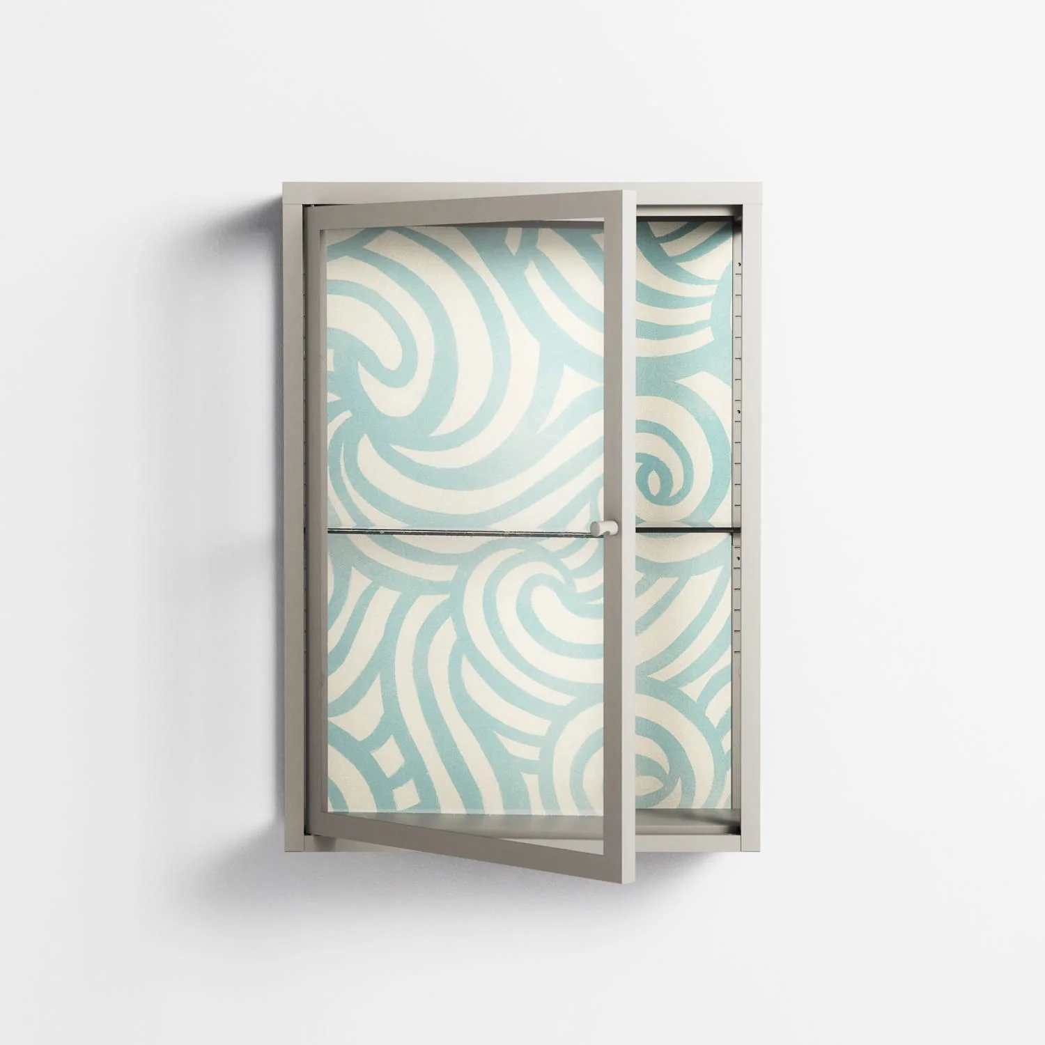 Epic Swirl - Wall Cabinet - Amy Suther - Pebble - Clear glass - Image 2