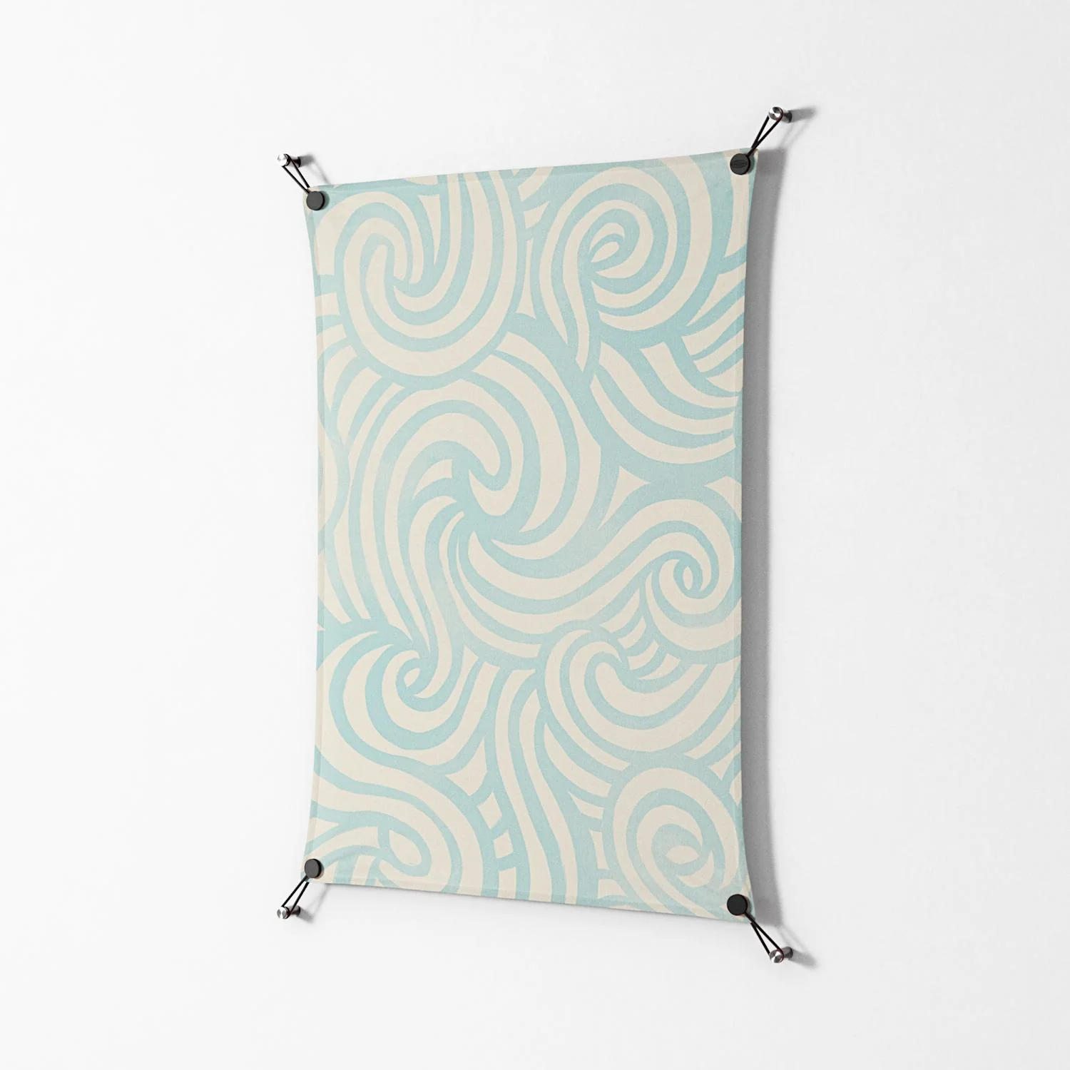 Epic Swirl - Work On Wall - Amy Suther - Black - 70 x 100 cm - Image 2