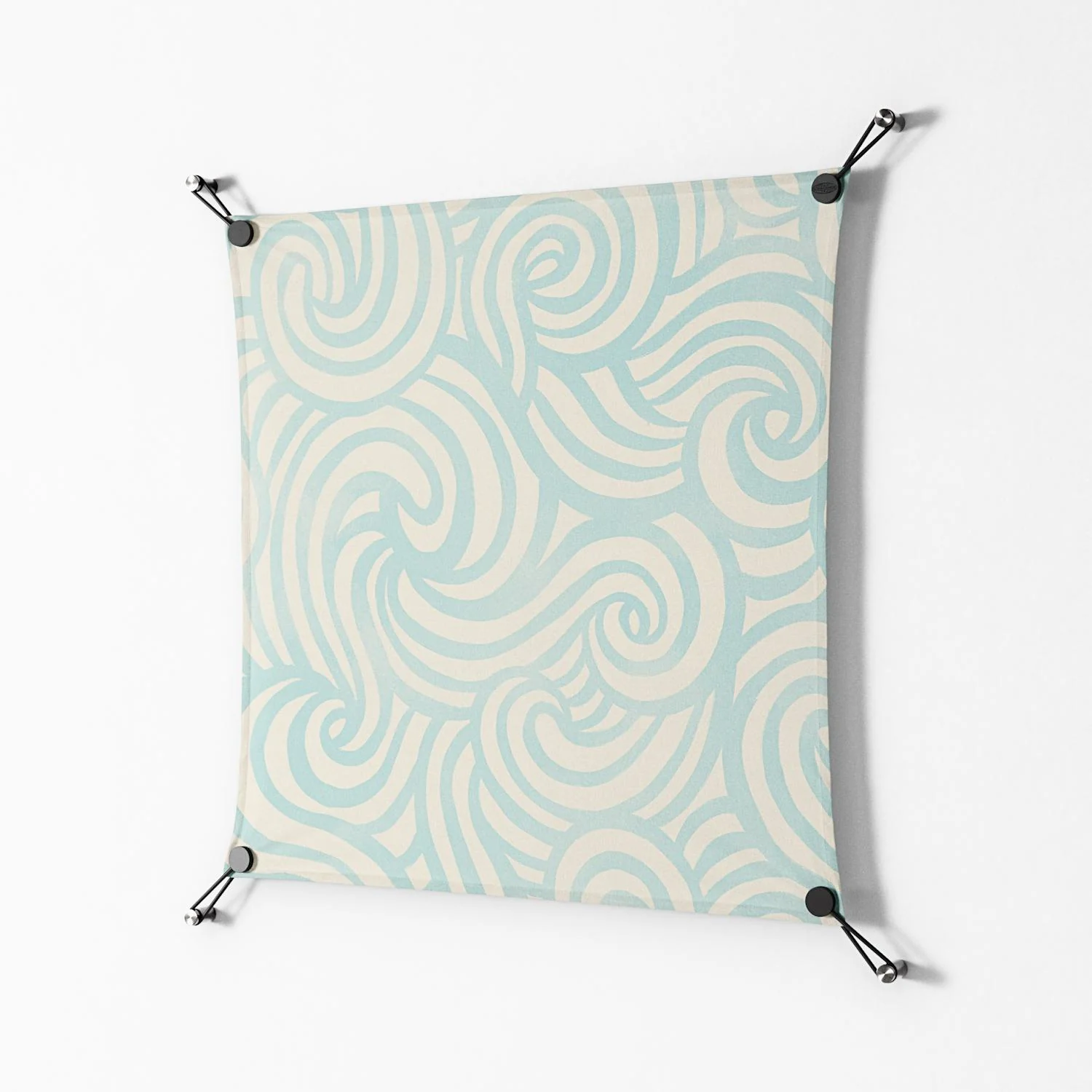 Epic Swirl - Work On Wall - Amy Suther - Black - 70 x 70 cm - Image 2