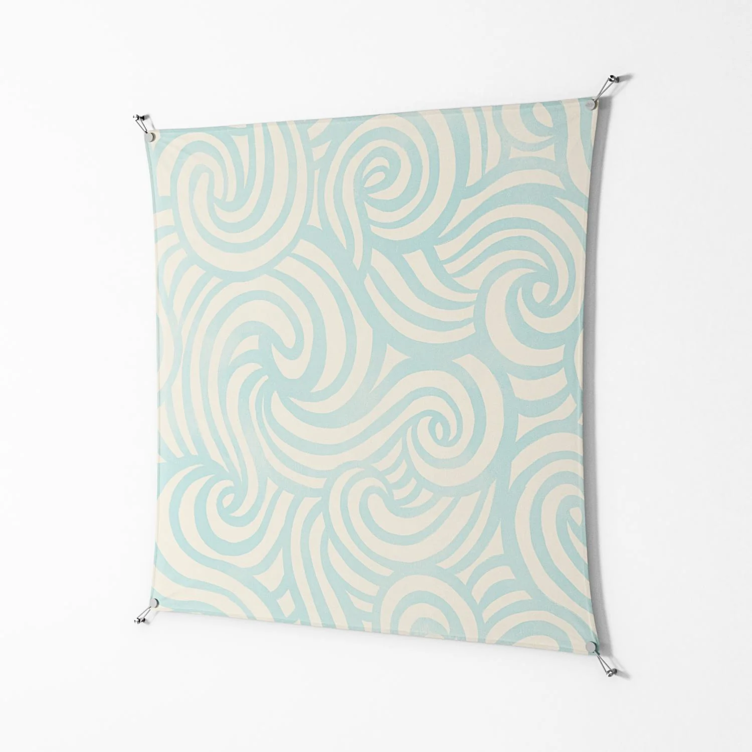 Epic Swirl - Work On Wall - Amy Suther - Silver - 140 x 140 cm - Image 2