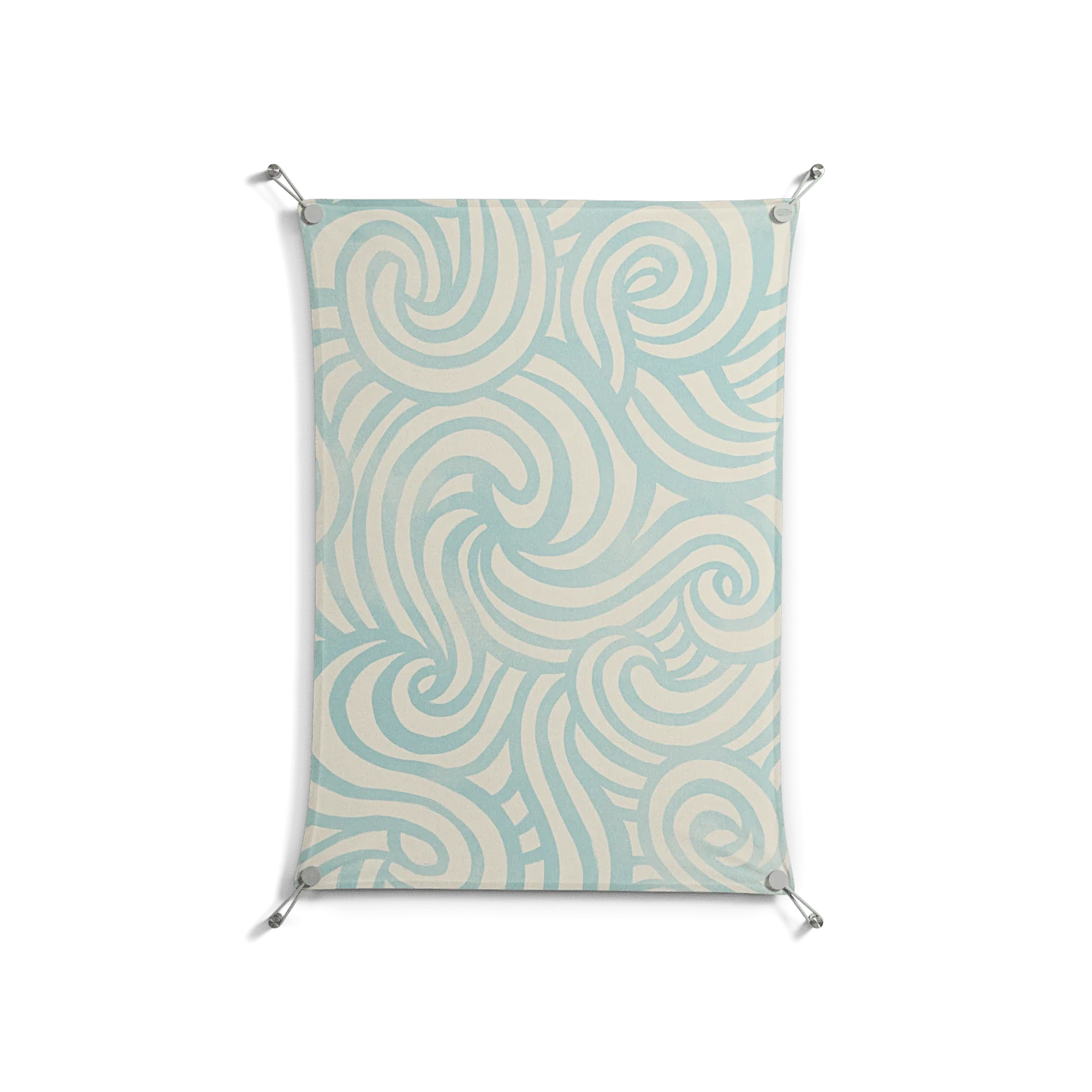 Epic Swirl - Work On Wall - Amy Suther - Silver - 70 x 100 cm