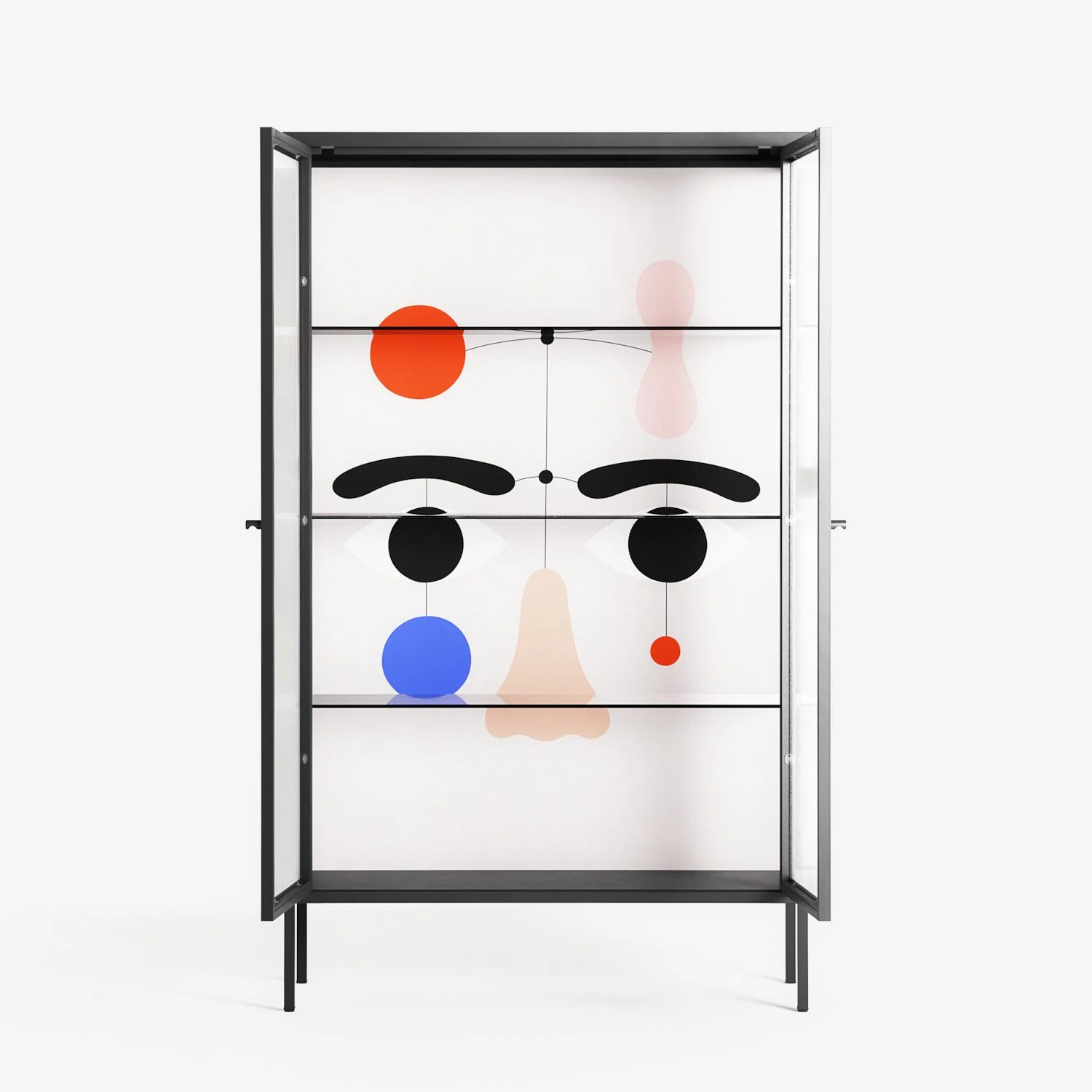 Équilibré - Cabinet - David Vanadia - Antracite - Reeded glass - Image 3