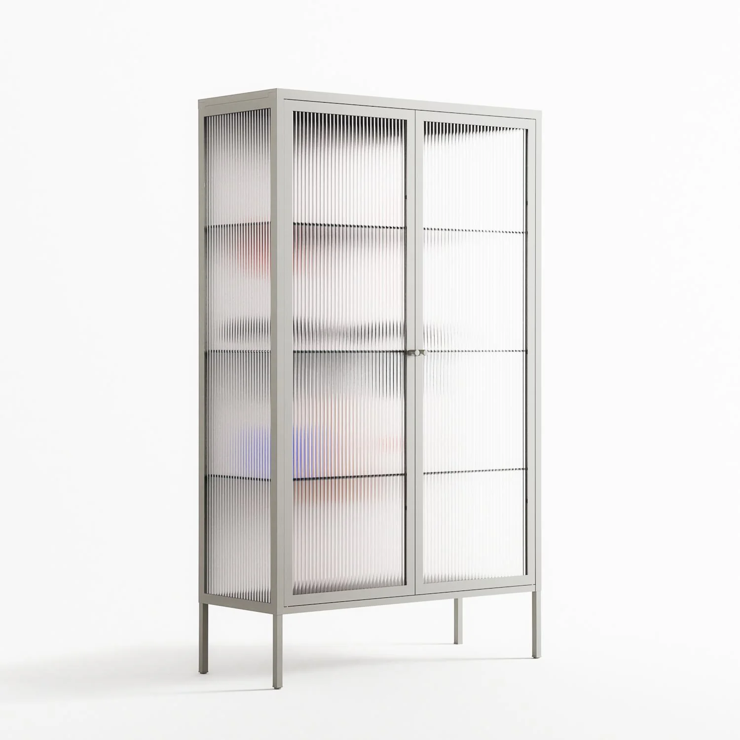 Équilibré - Cabinet - David Vanadia - Chalk - Reeded glass - Image 4