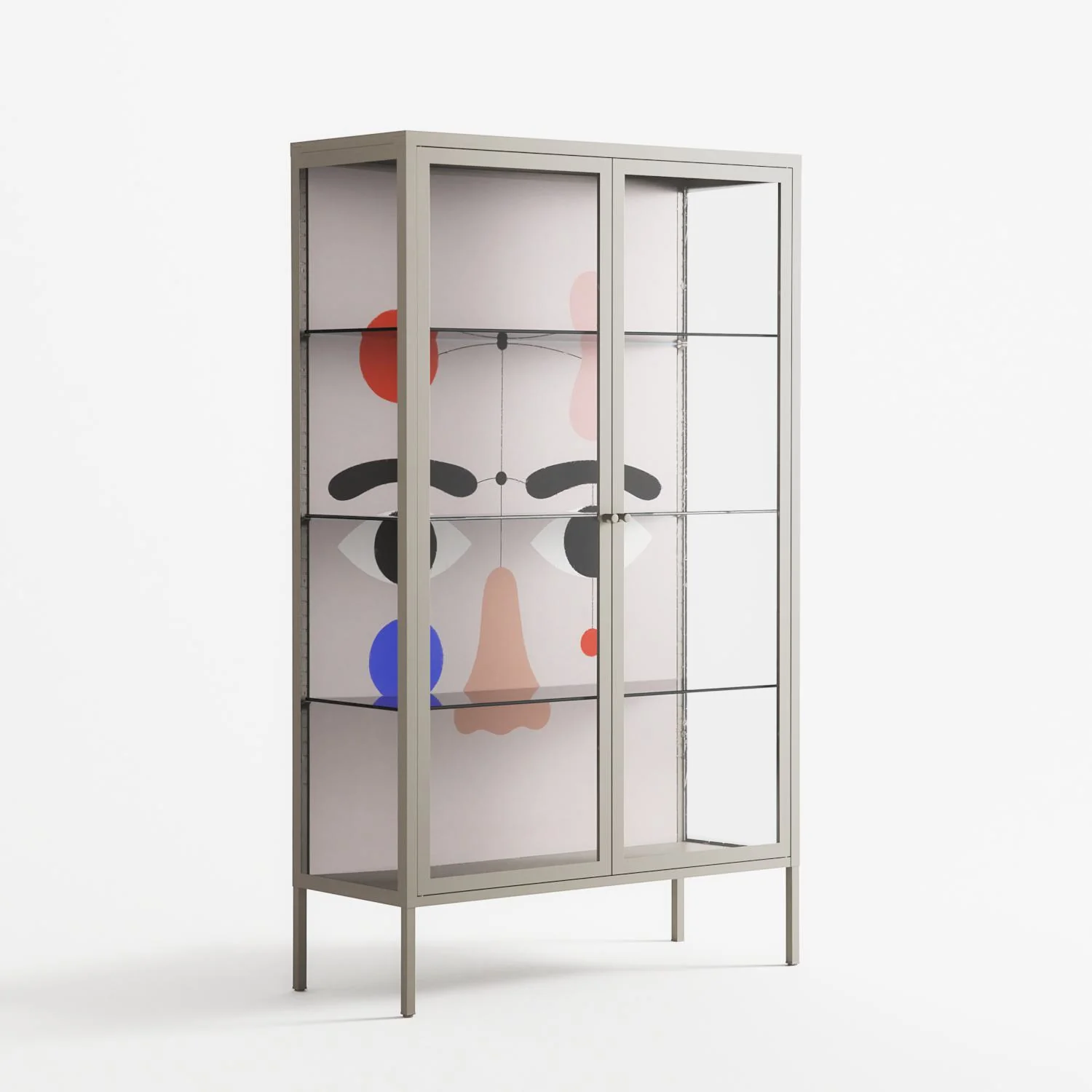Équilibré - Cabinet - David Vanadia - Pebble - Clear glass - Image 4