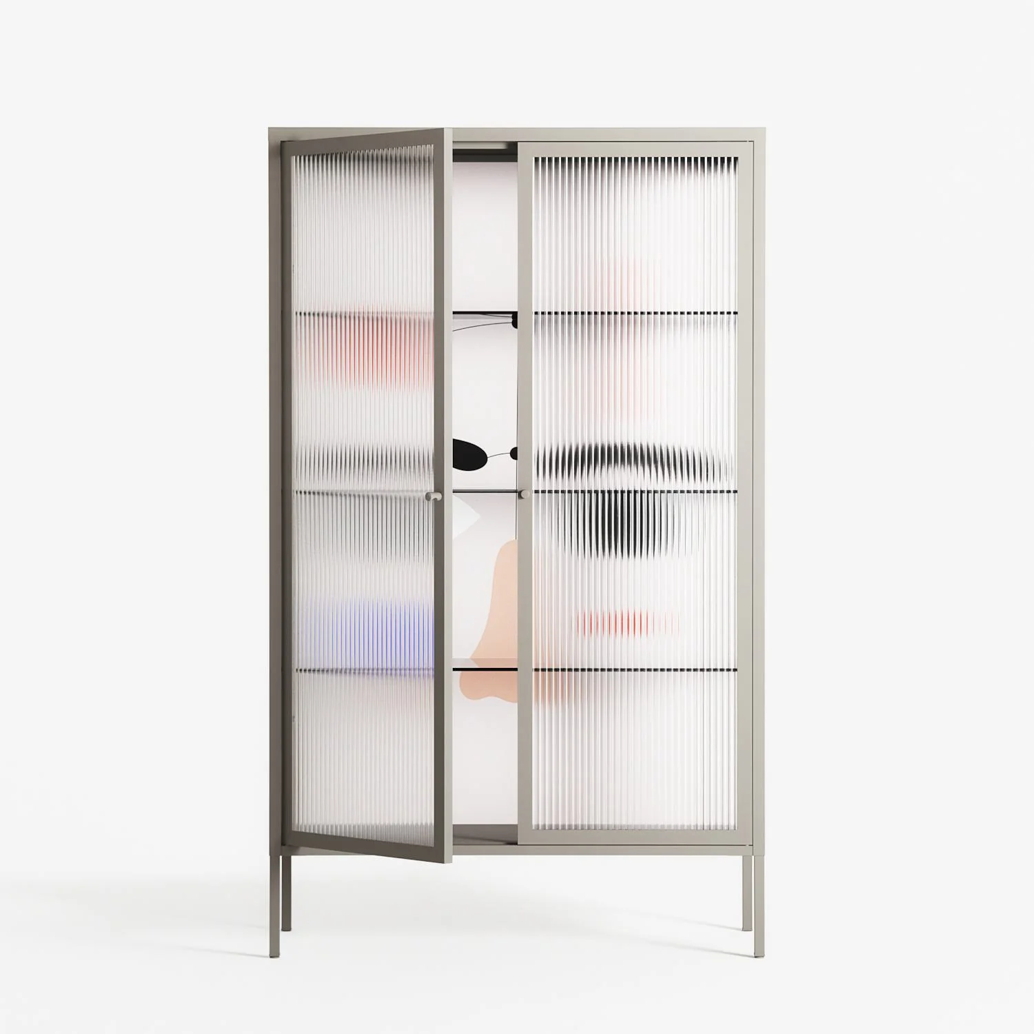 Équilibré - Cabinet - David Vanadia - Pebble - Reeded glass - Image 2