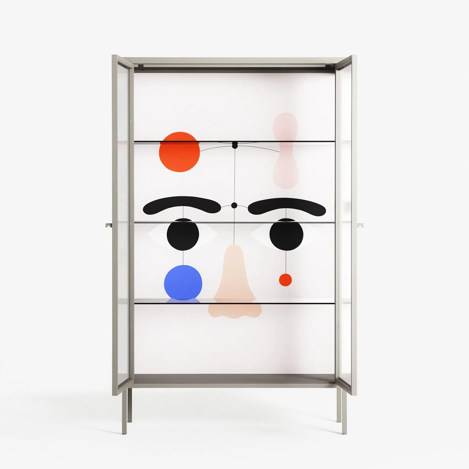Équilibré - Cabinet - David Vanadia - Pebble - Reeded glass - Image 3