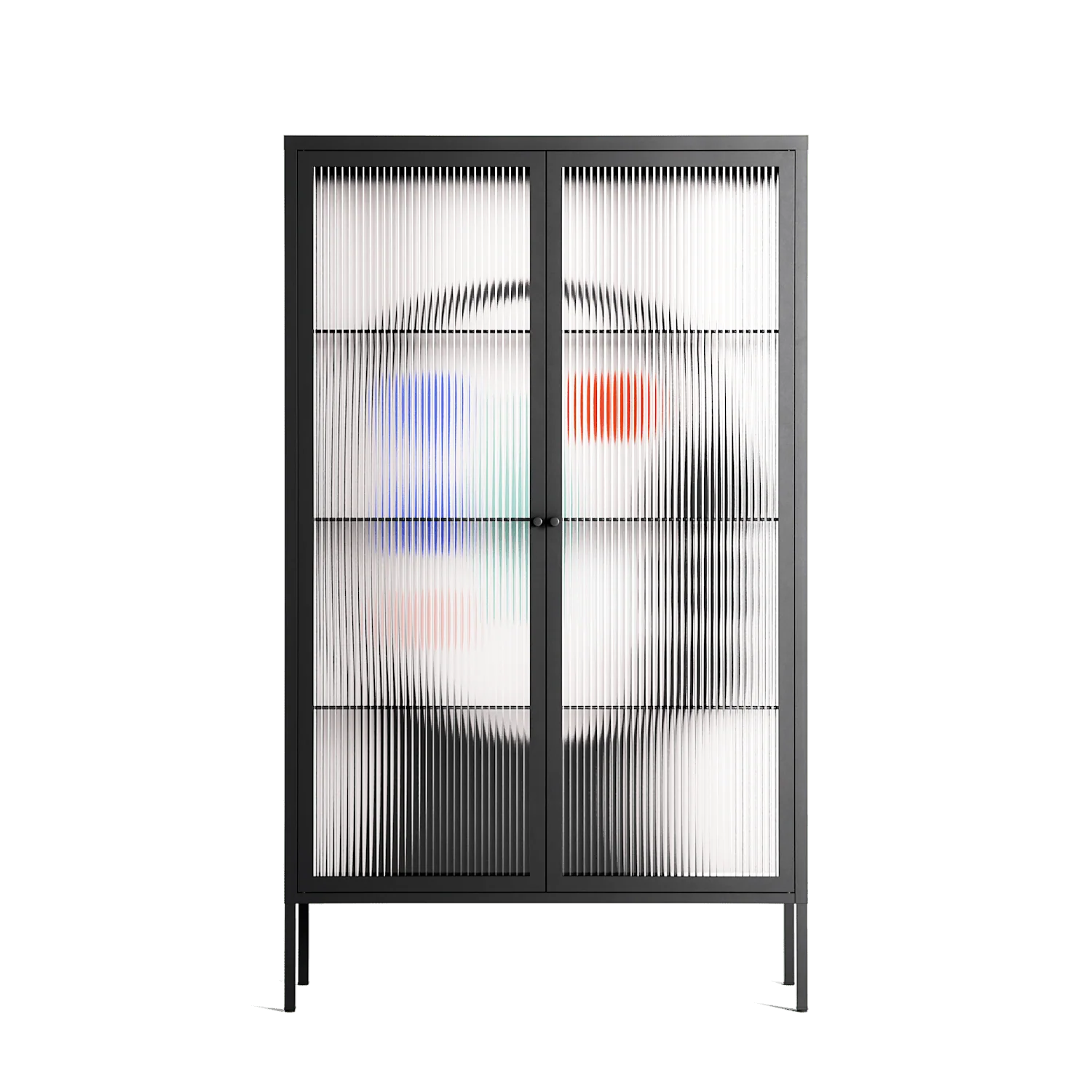 Équilibre_Intérieur - Cabinet - David Vanadia - Antracite - Reeded glass