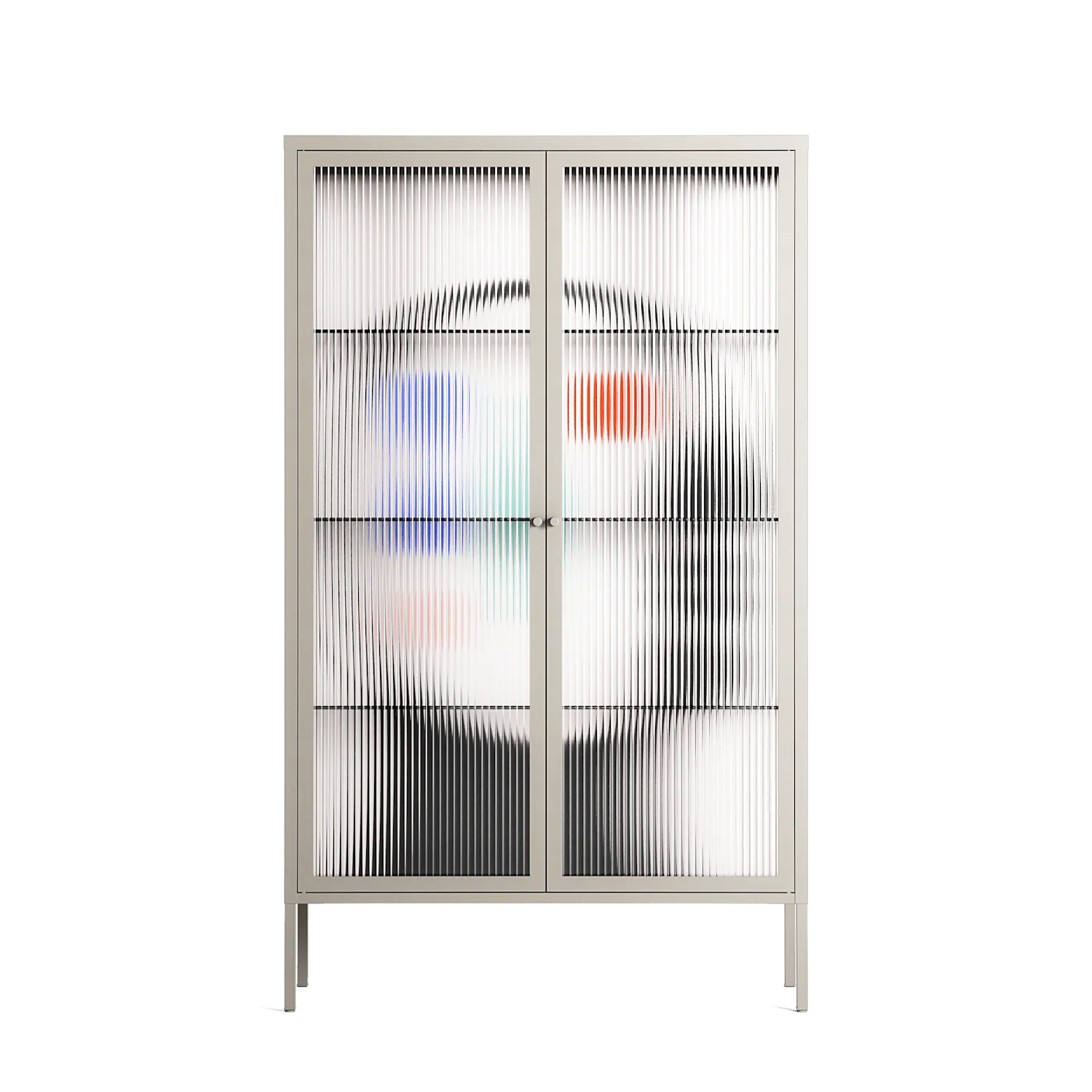Équilibre_Intérieur - Cabinet - David Vanadia - Pebble - Reeded glass