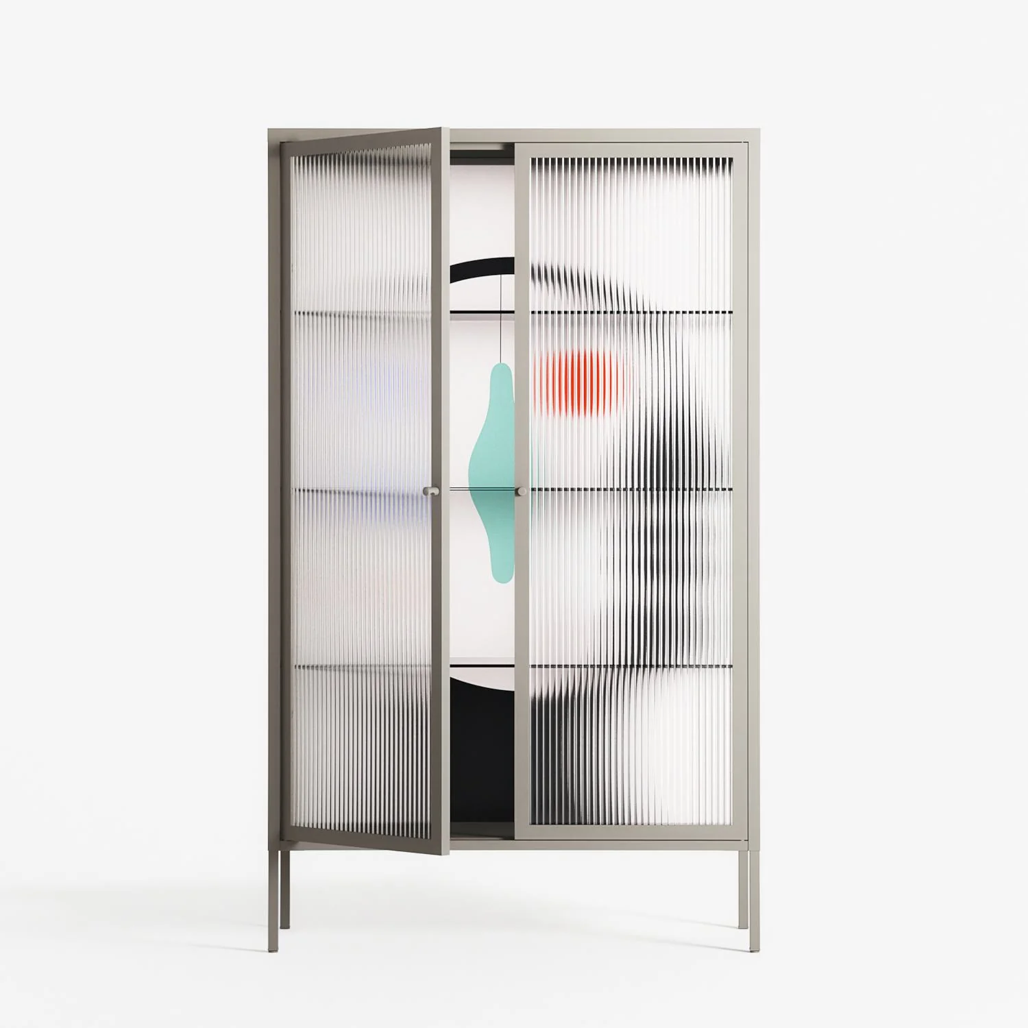 Équilibre_Intérieur - Cabinet - David Vanadia - Pebble - Reeded glass - Image 2