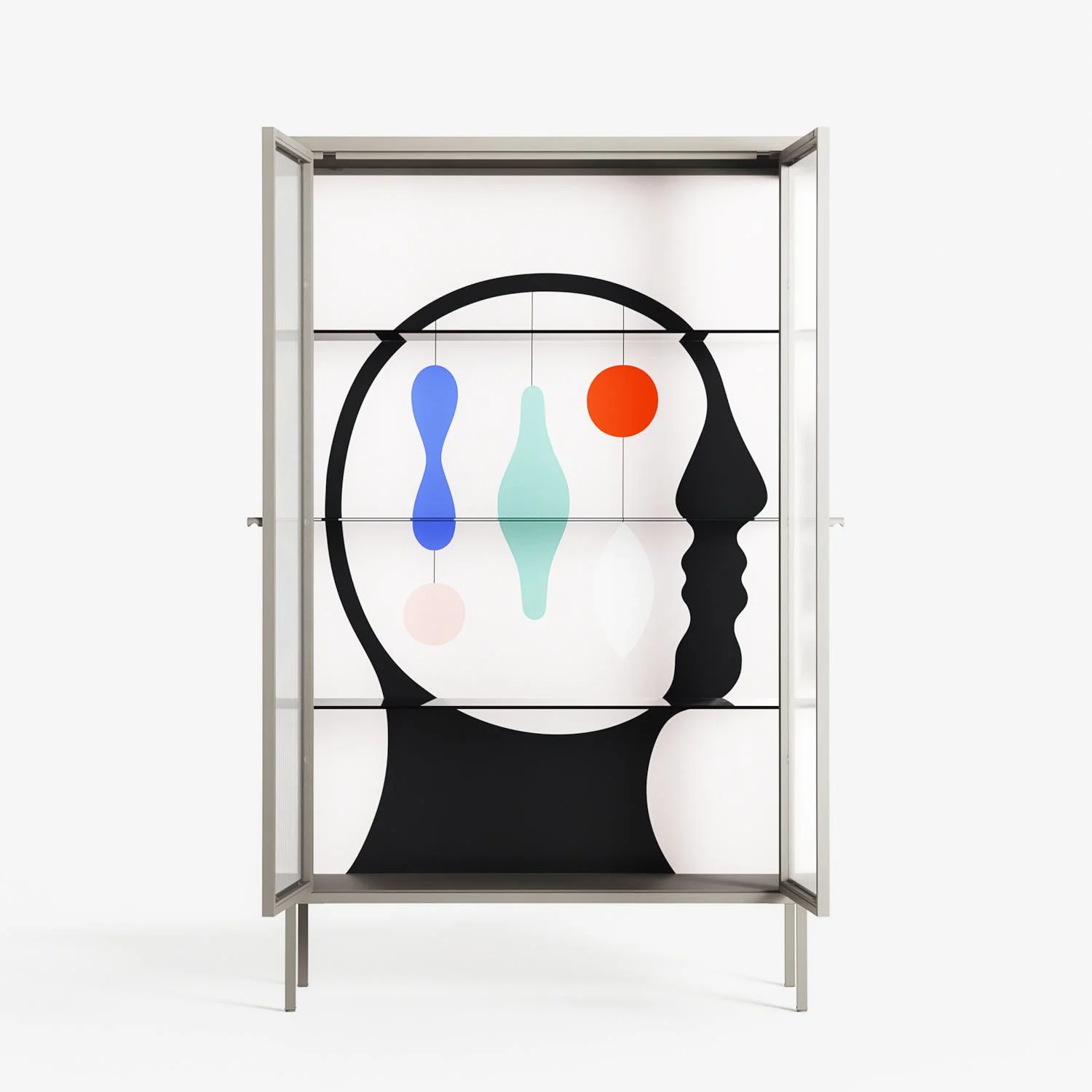 Équilibre_Intérieur - Cabinet - David Vanadia - Pebble - Reeded glass - Image 3