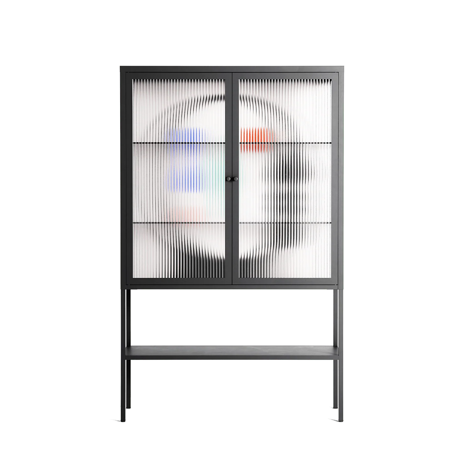 Équilibre_Intérieur - Loft Cabinet - David Vanadia - Antracite - Reeded glass