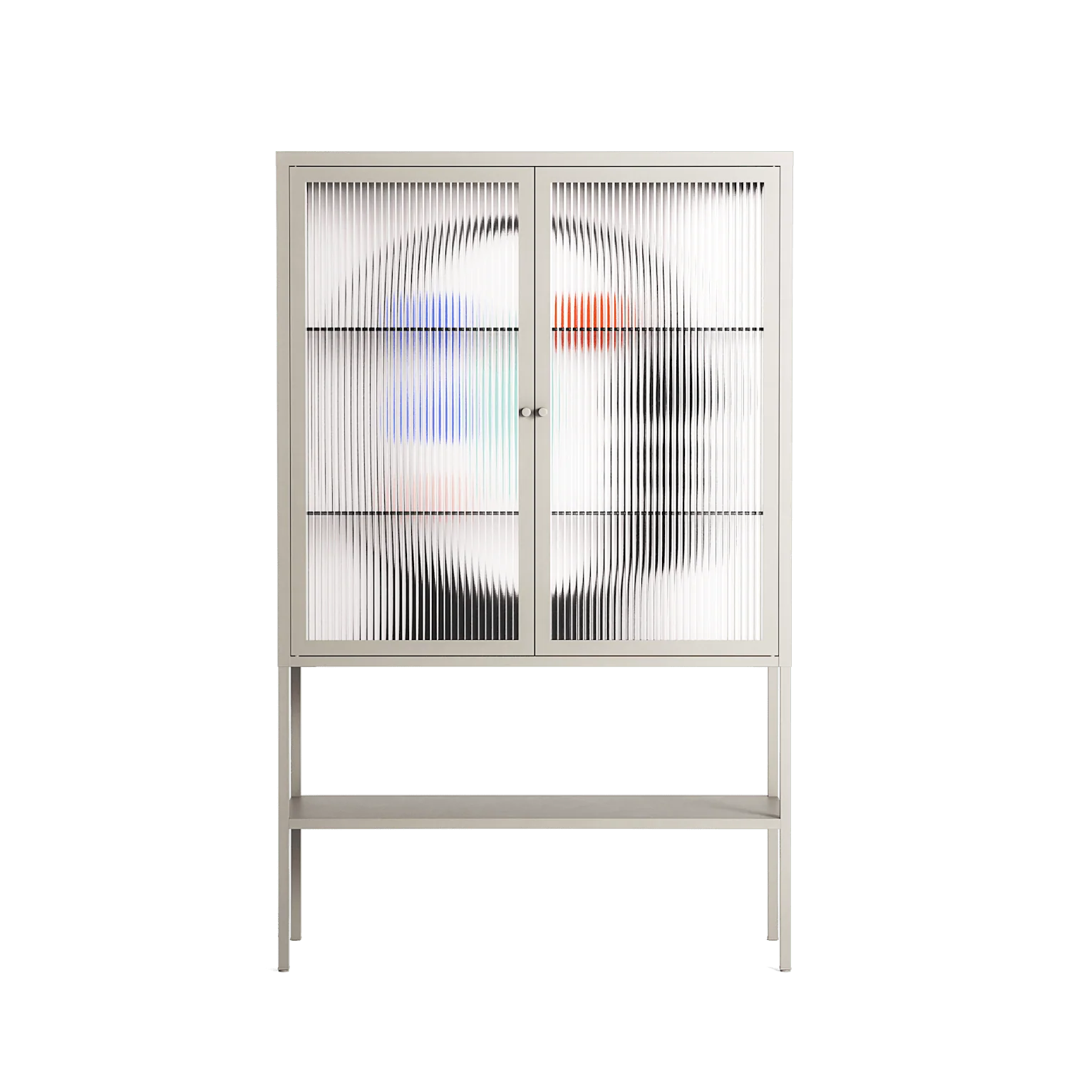 Équilibre_Intérieur - Loft Cabinet - David Vanadia - Pebble - Reeded glass
