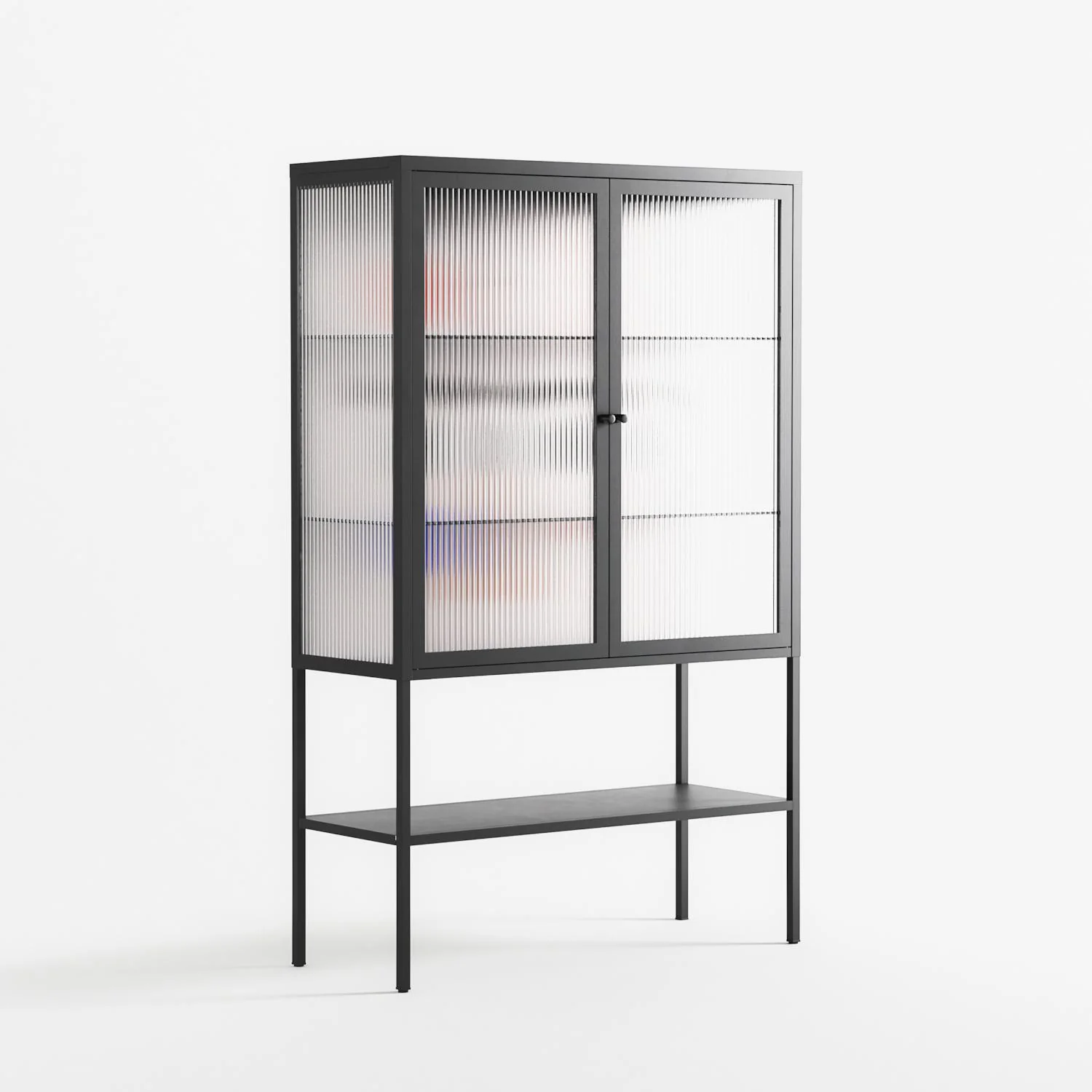 Équilibré - Loft Cabinet - David Vanadia - Antracite - Reeded glass - Image 4