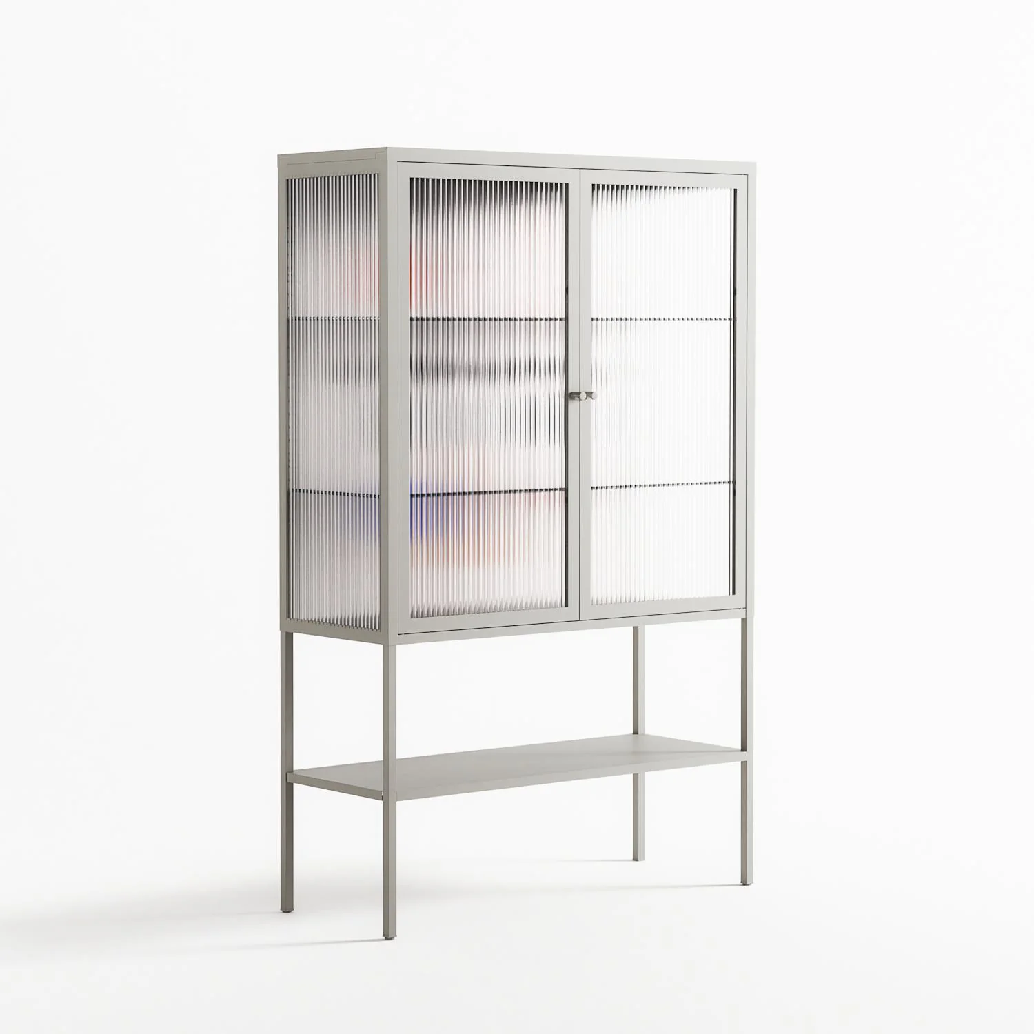 Équilibré - Loft Cabinet - David Vanadia - Chalk - Reeded glass - Image 4