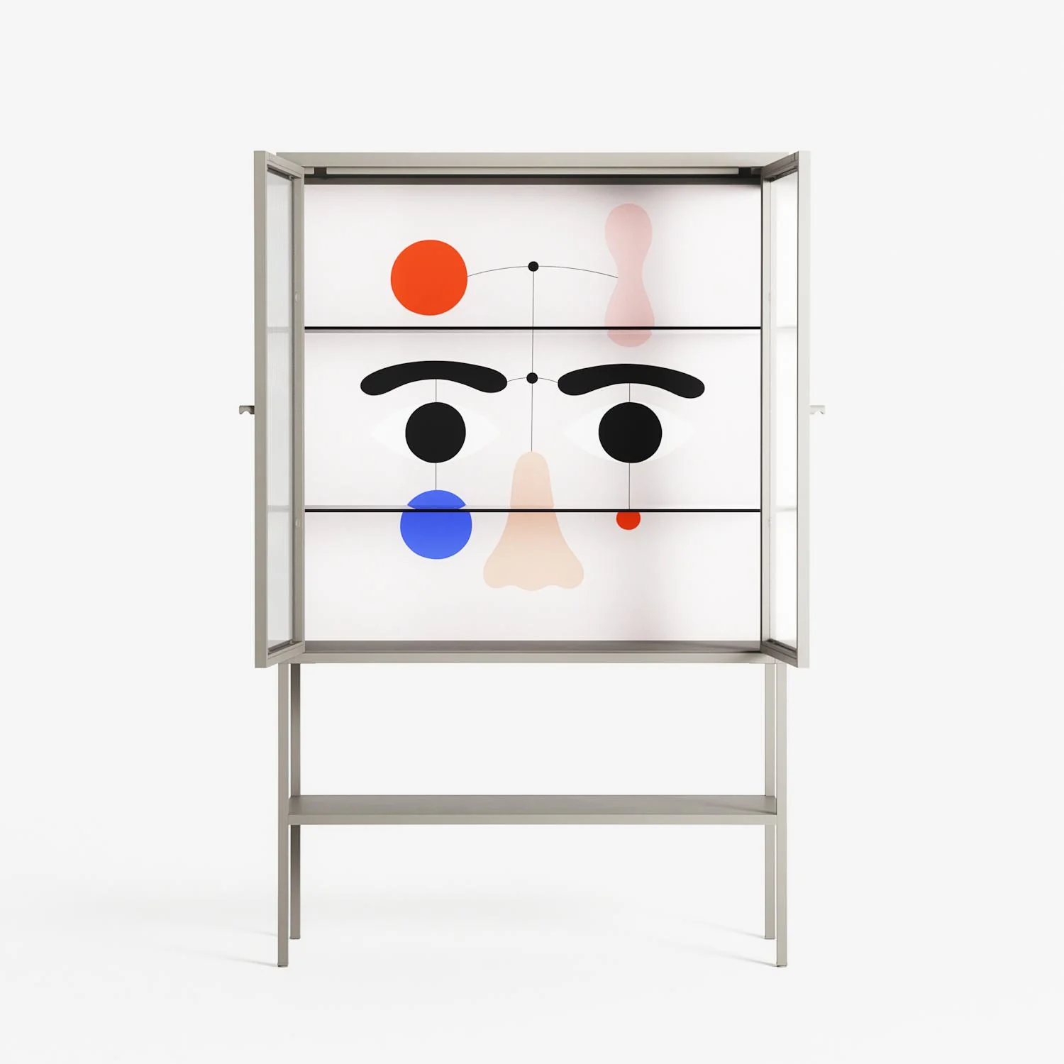 Équilibré - Loft Cabinet - David Vanadia - Pebble - Reeded glass - Image 3