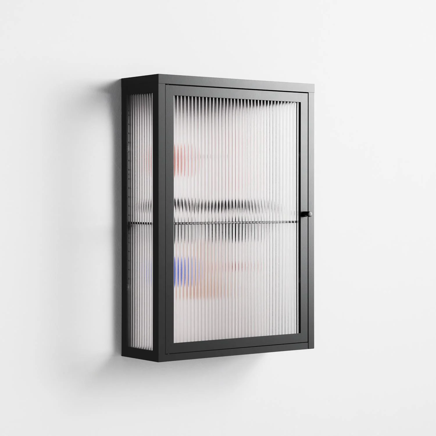 Équilibré - Wall Cabinet - David Vanadia - Antracite - Reeded glass - Image 4