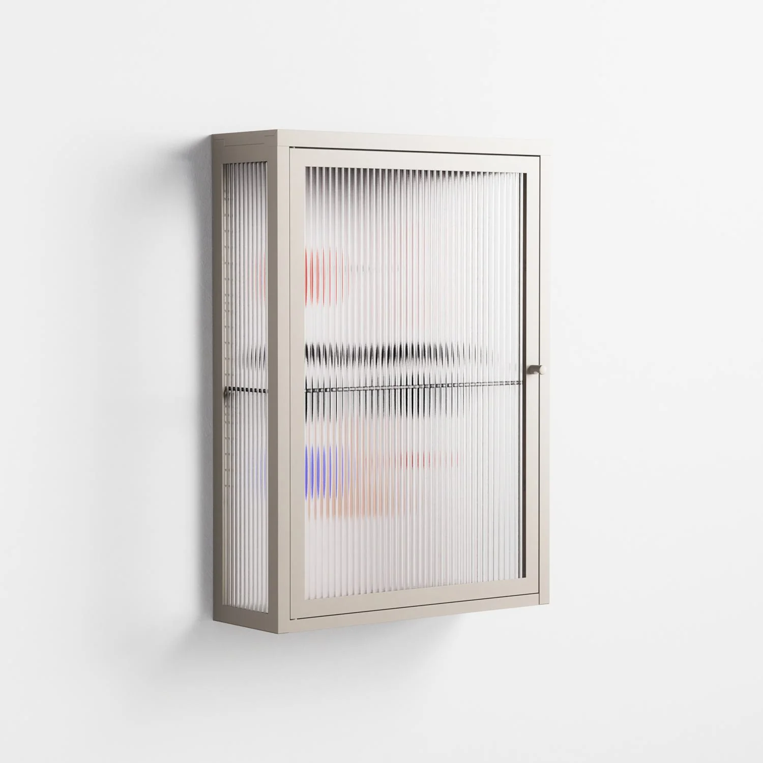 Équilibré - Wall Cabinet - David Vanadia - Pebble - Reeded glass - Image 4