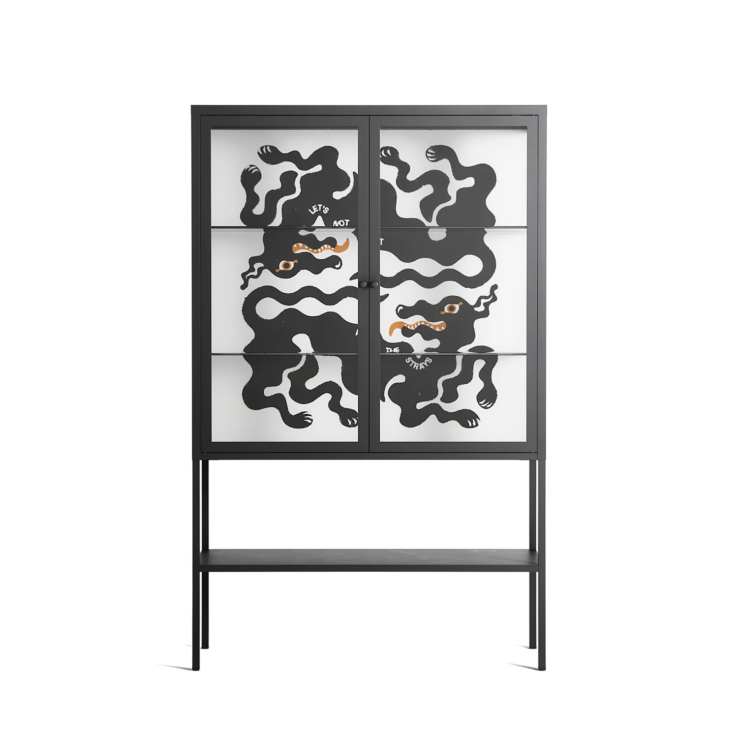 Every Dog - Loft Cabinet - Alexander Khabbazi - Antracite - Clear glass