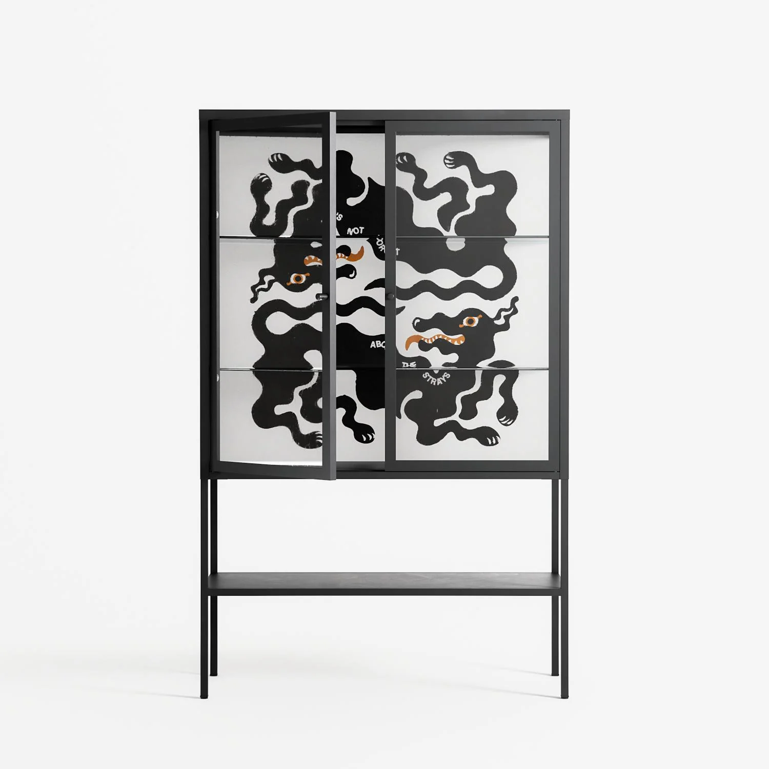 Every Dog - Loft Cabinet - Alexander Khabbazi - Antracite - Clear glass - Image 2