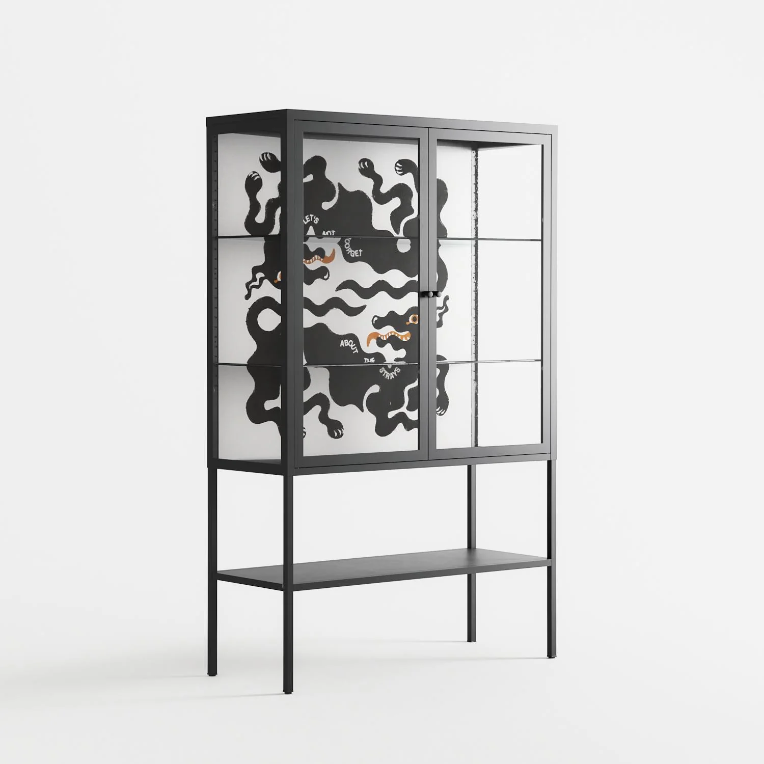 Every Dog - Loft Cabinet - Alexander Khabbazi - Antracite - Clear glass - Image 4
