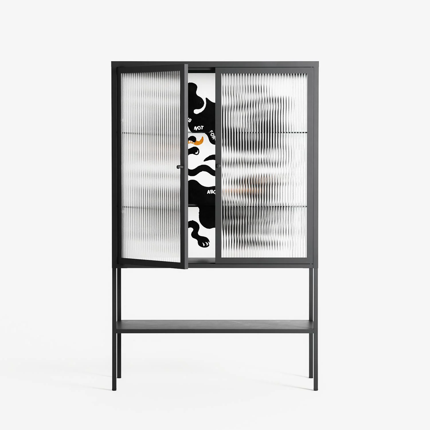 Every Dog - Loft Cabinet - Alexander Khabbazi - Antracite - Reeded glass - Image 2
