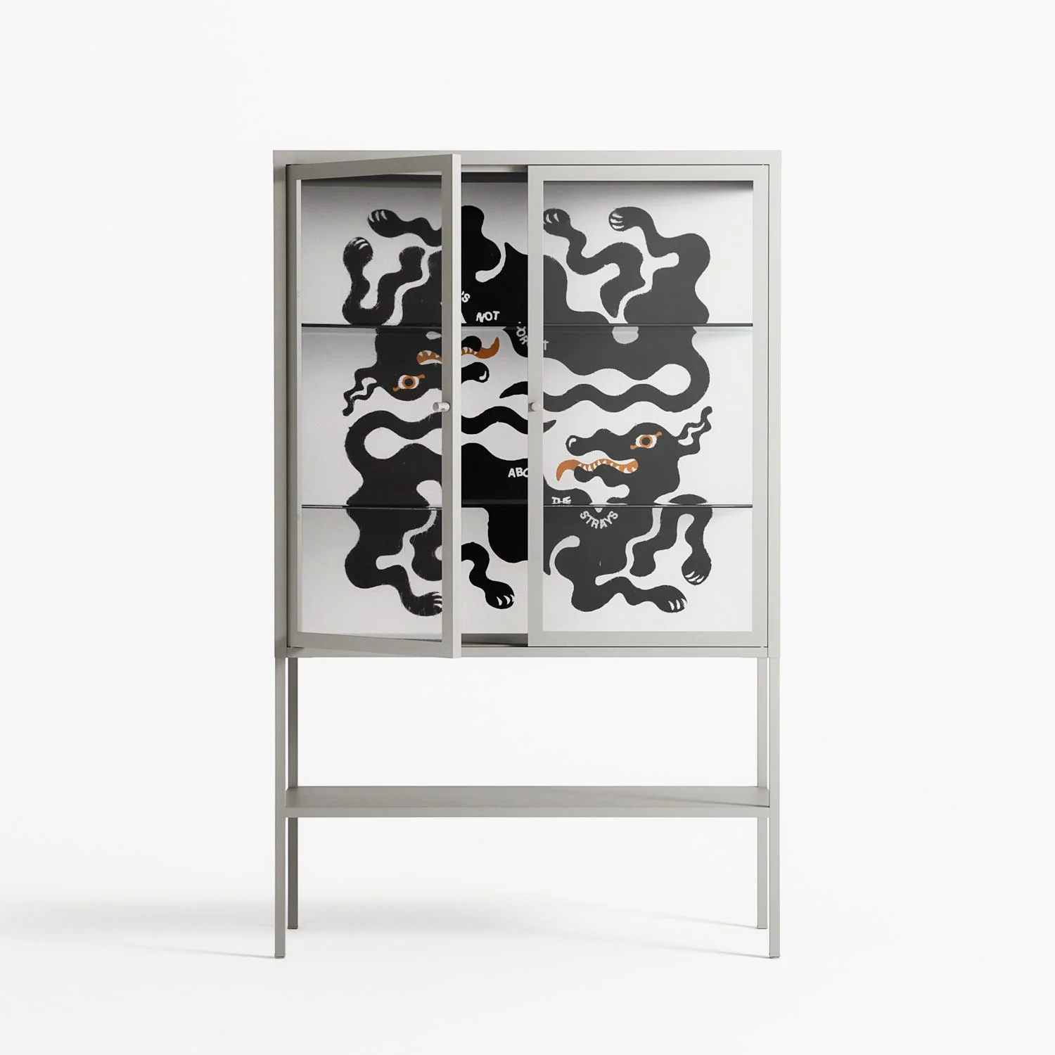 Every Dog - Loft Cabinet - Alexander Khabbazi - Chalk - Clear glass - Image 2