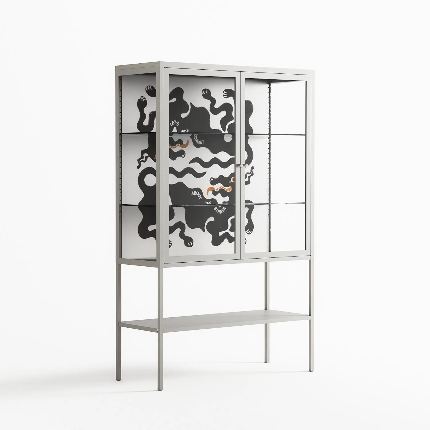 Every Dog - Loft Cabinet - Alexander Khabbazi - Chalk - Clear glass - Image 4