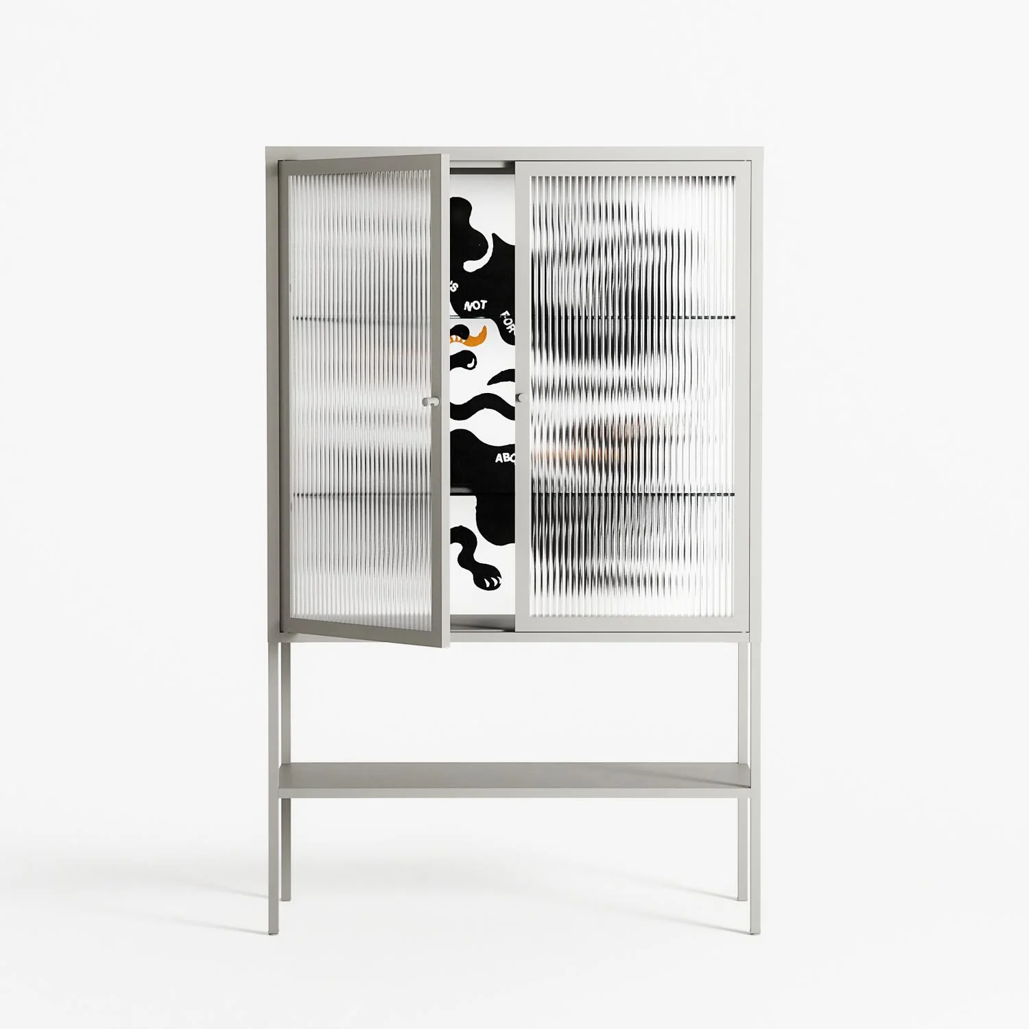 Every Dog - Loft Cabinet - Alexander Khabbazi - Chalk - Reeded glass - Image 2