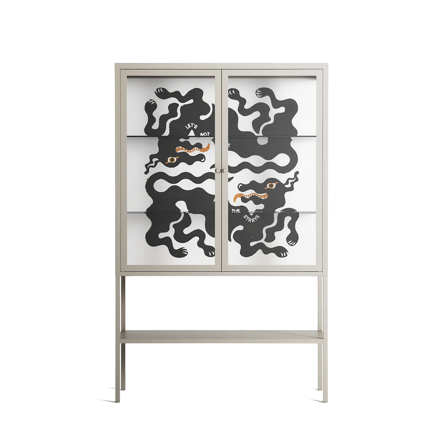 Every Dog - Loft Cabinet - Alexander Khabbazi - Pebble - Clear glass