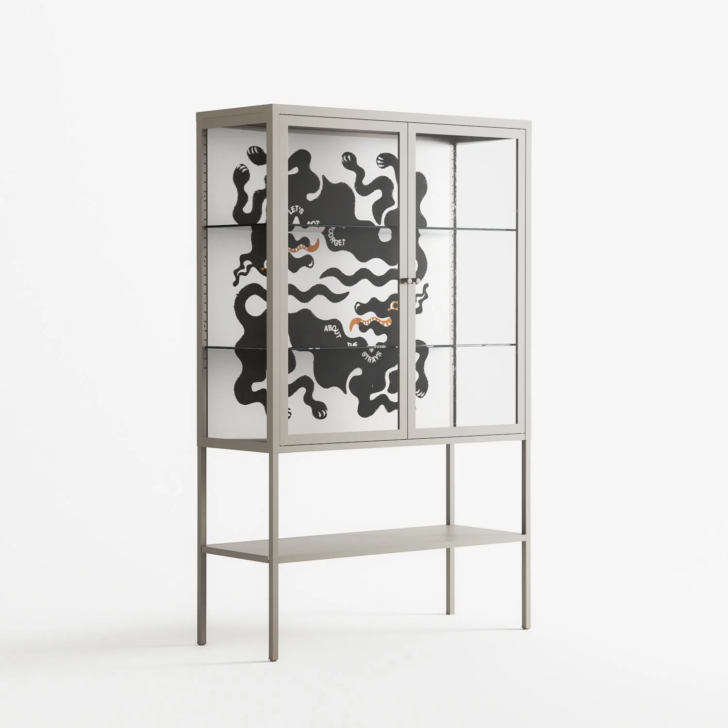 Every Dog - Loft Cabinet - Alexander Khabbazi - Pebble - Clear glass - Image 4