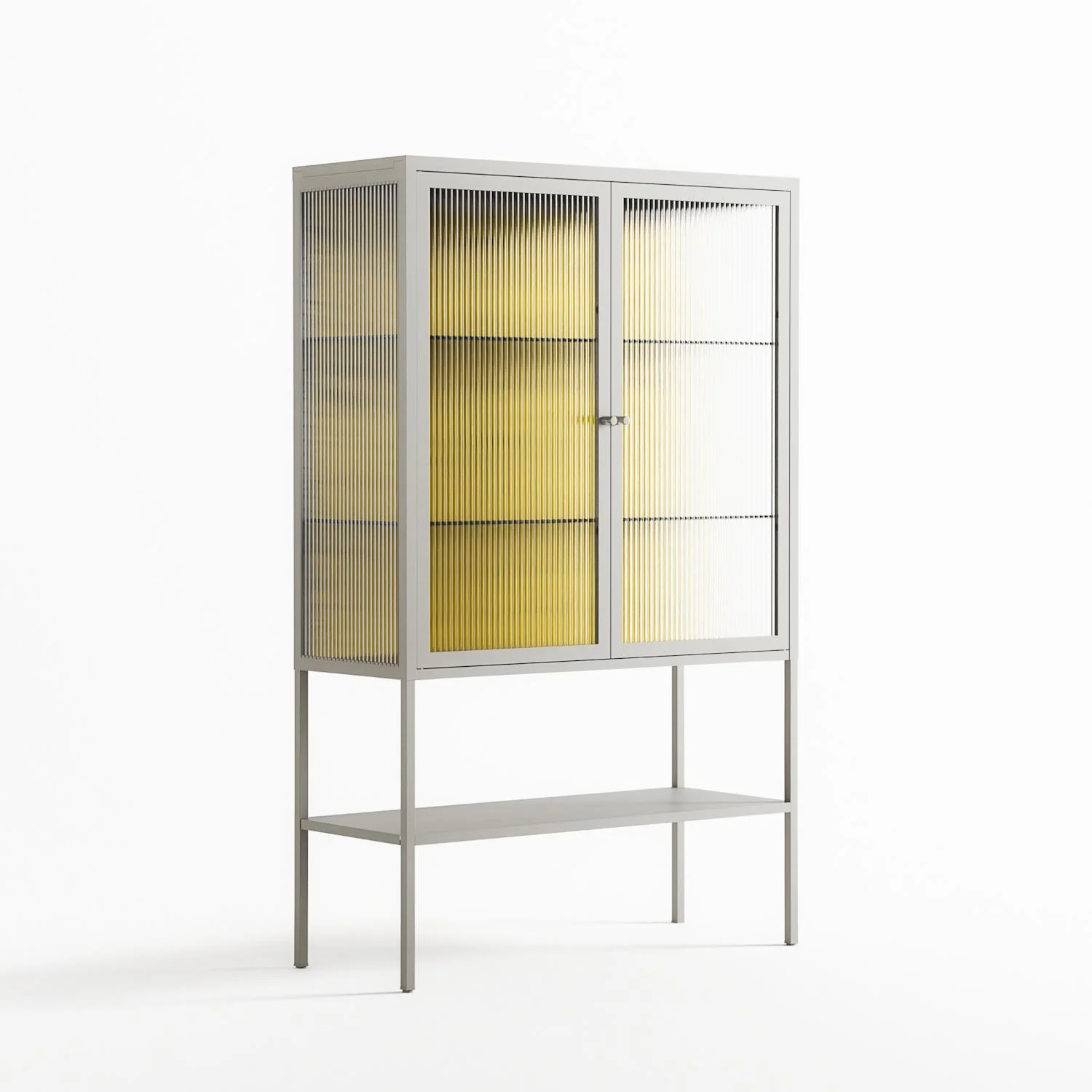 Everything Always - Loft Cabinet - Craig Watkins - Chalk - Reeded glass - Image 4