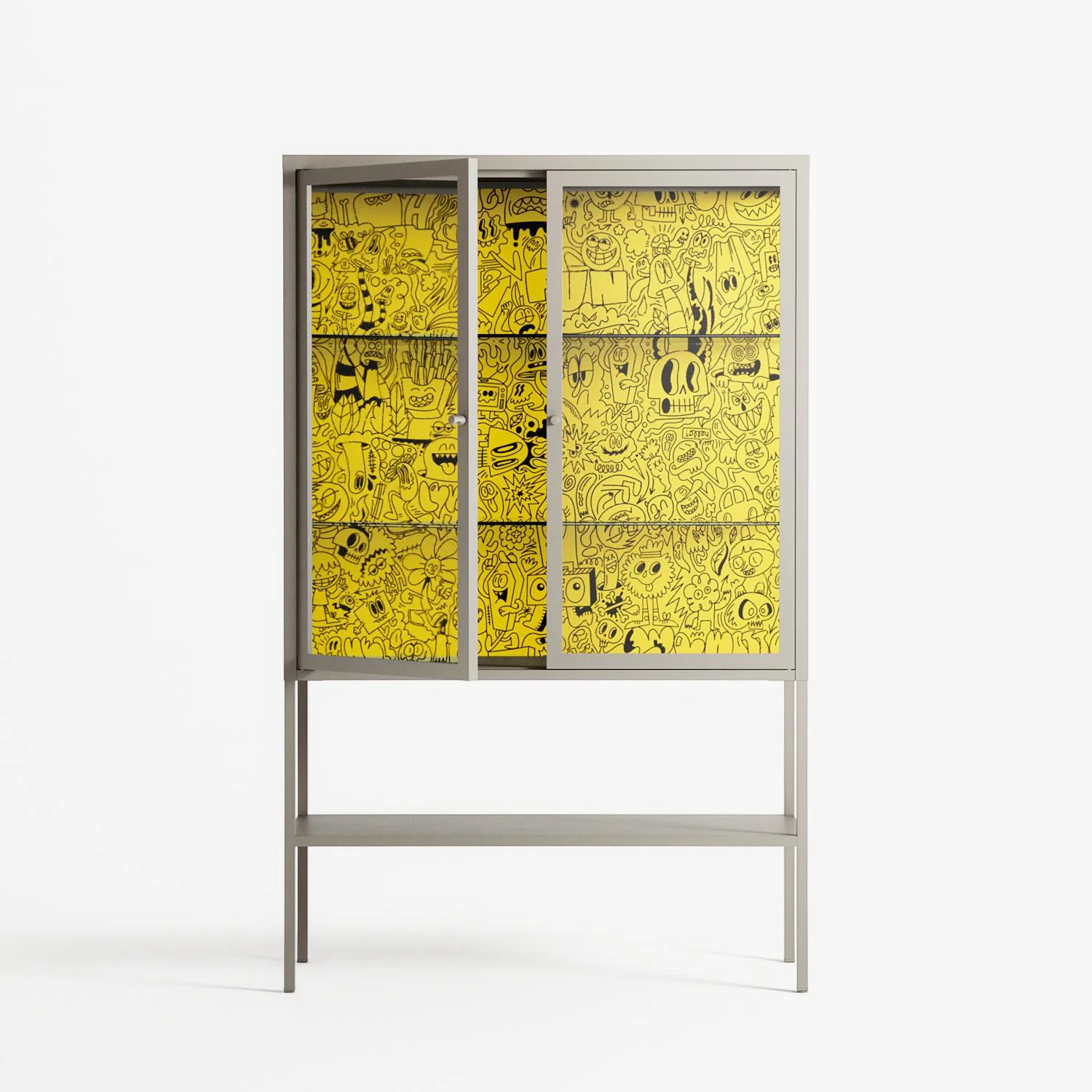 Everything Always - Loft Cabinet - Craig Watkins - Pebble - Clear glass - Image 2